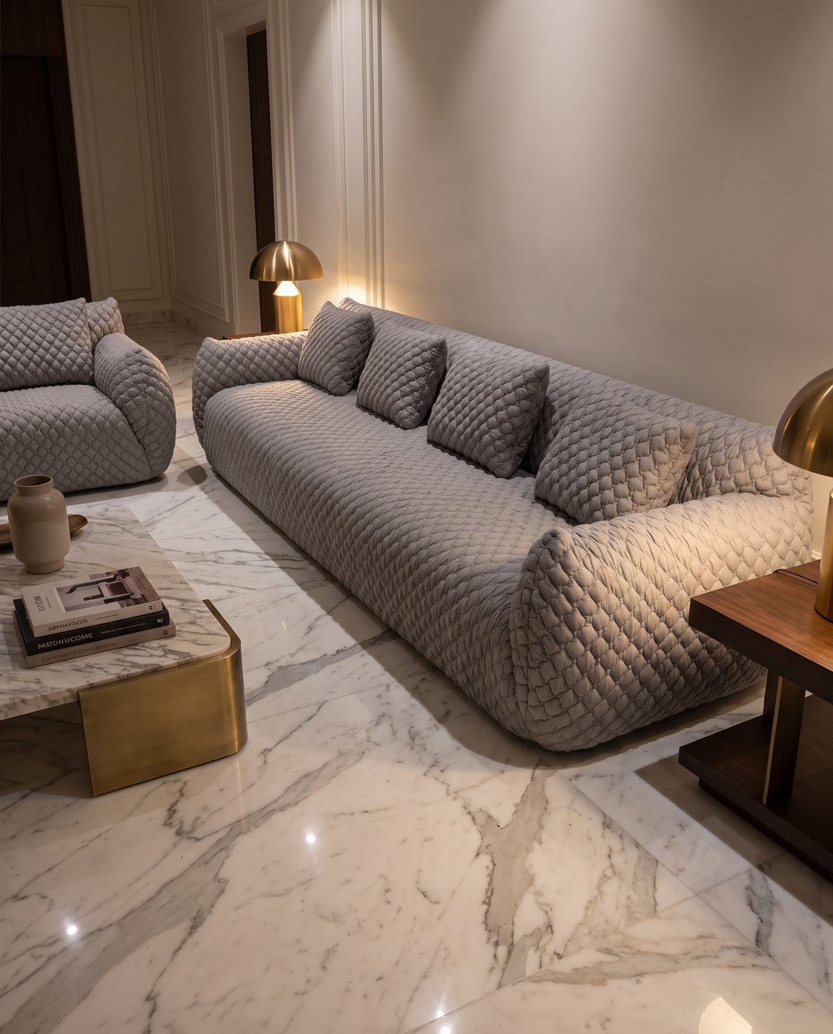 Cielo Comfy Sofa - Grey