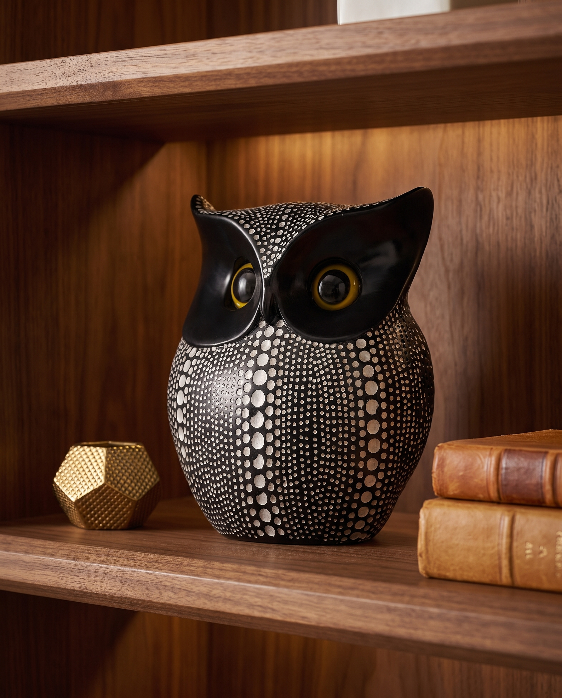 Hedwig Owl Figurine - Black