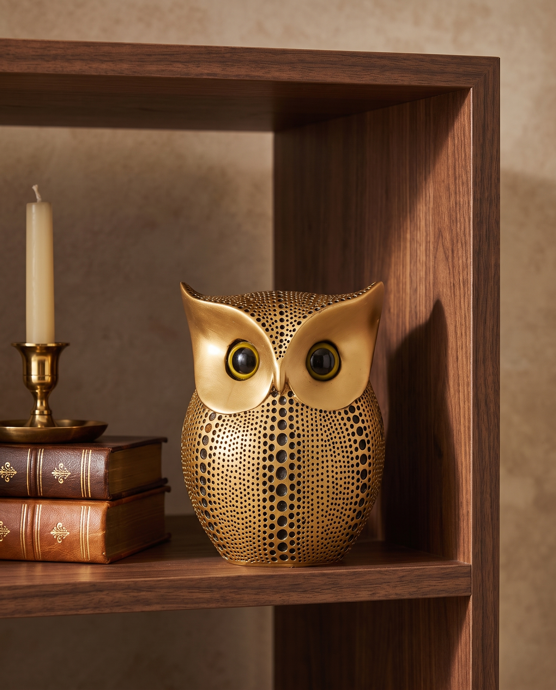 Hedwig Owl Figurine - Gold