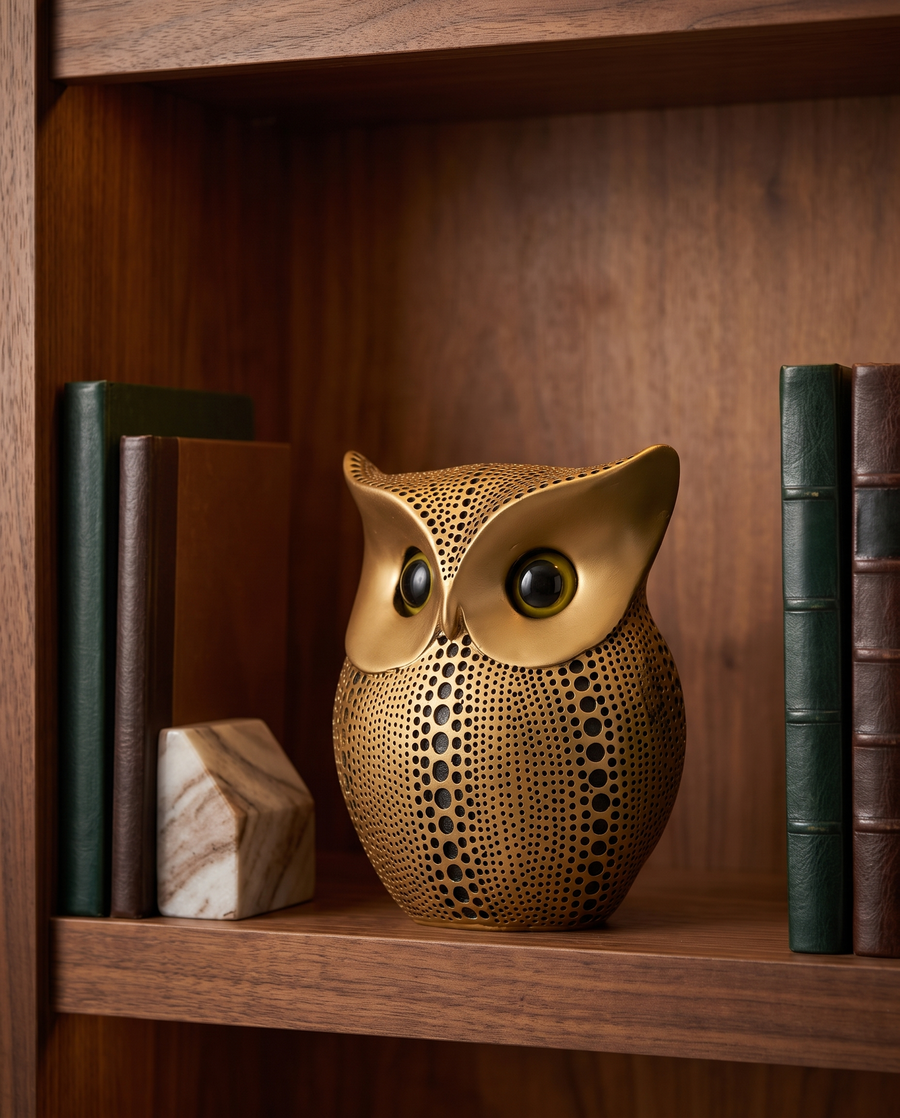 Hedwig Owl Figurine - Gold