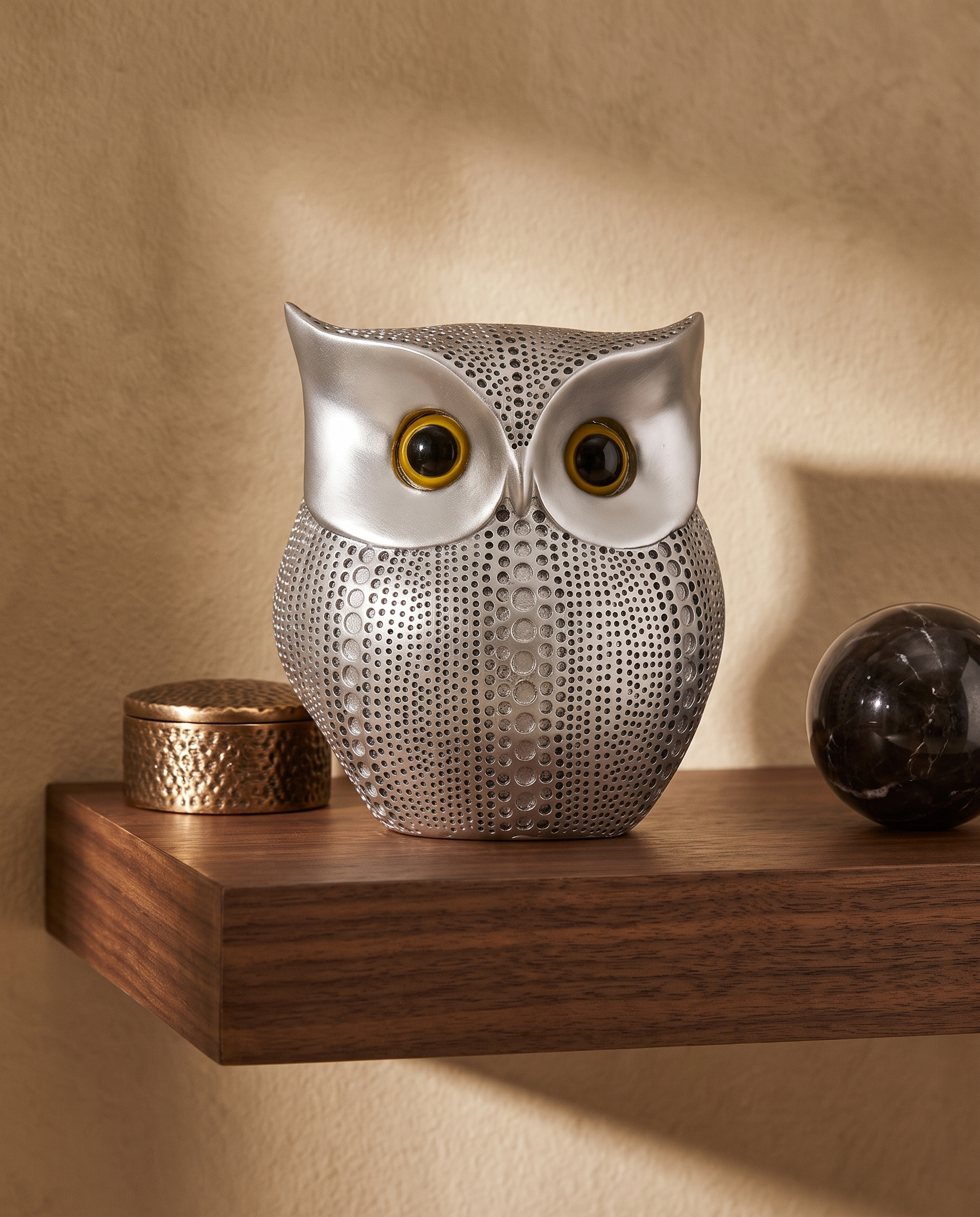 Hedwig Owl Figurine -Silver