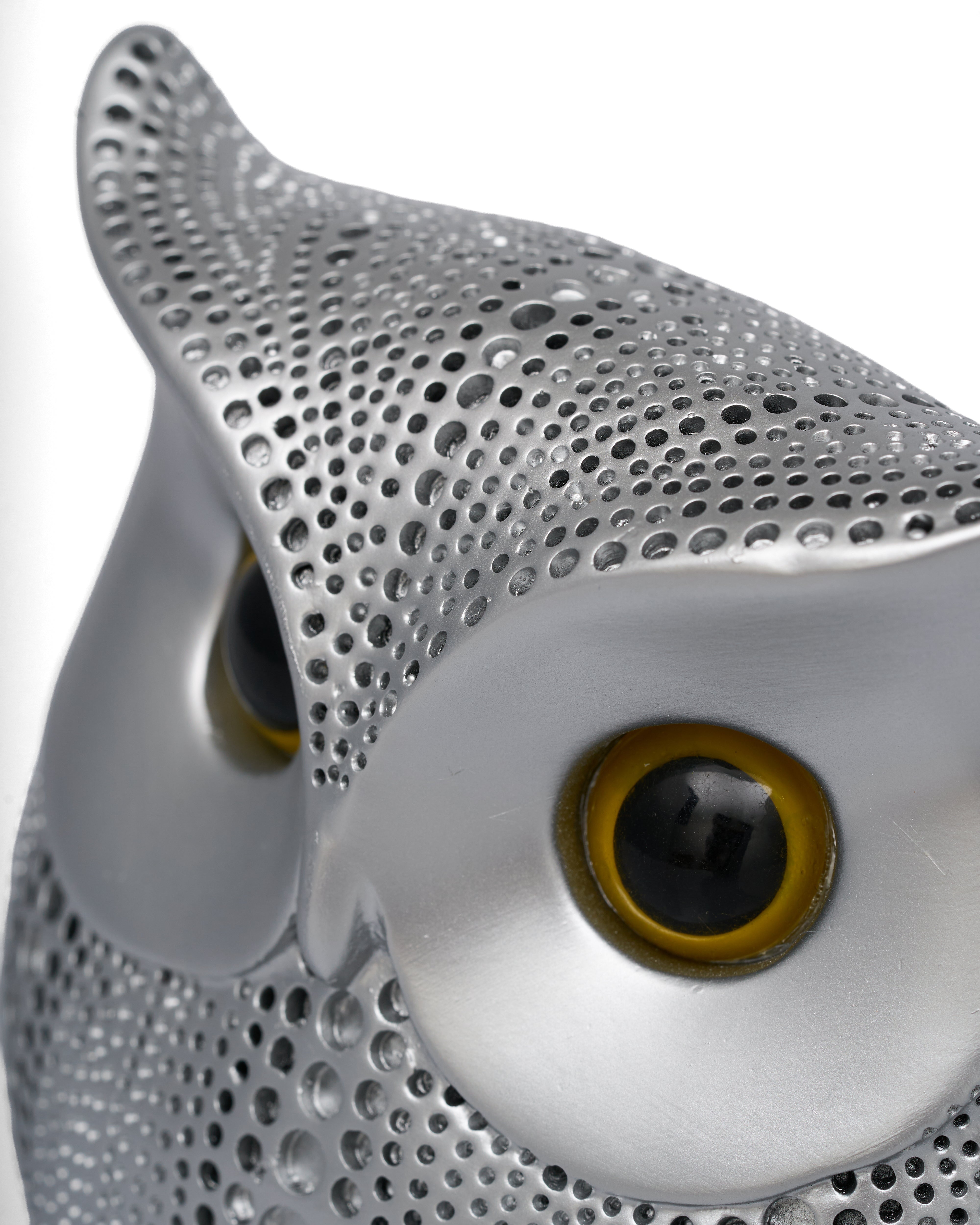 Hedwig Owl Figurine -Silver