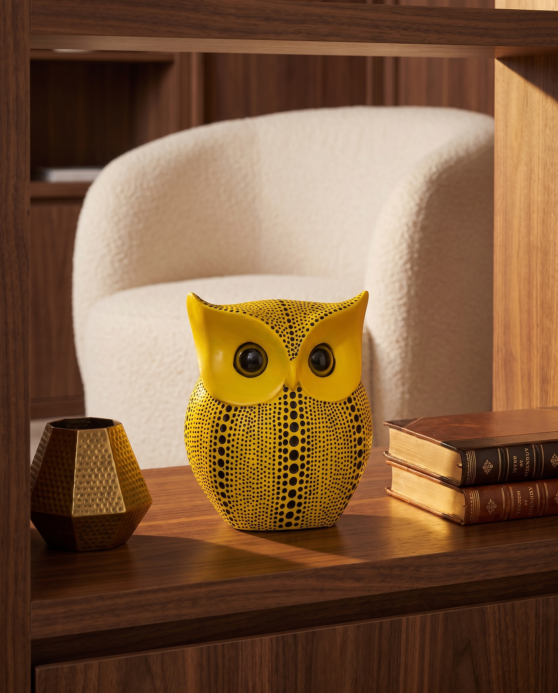 Hedwig Owl Figurine - Yellow