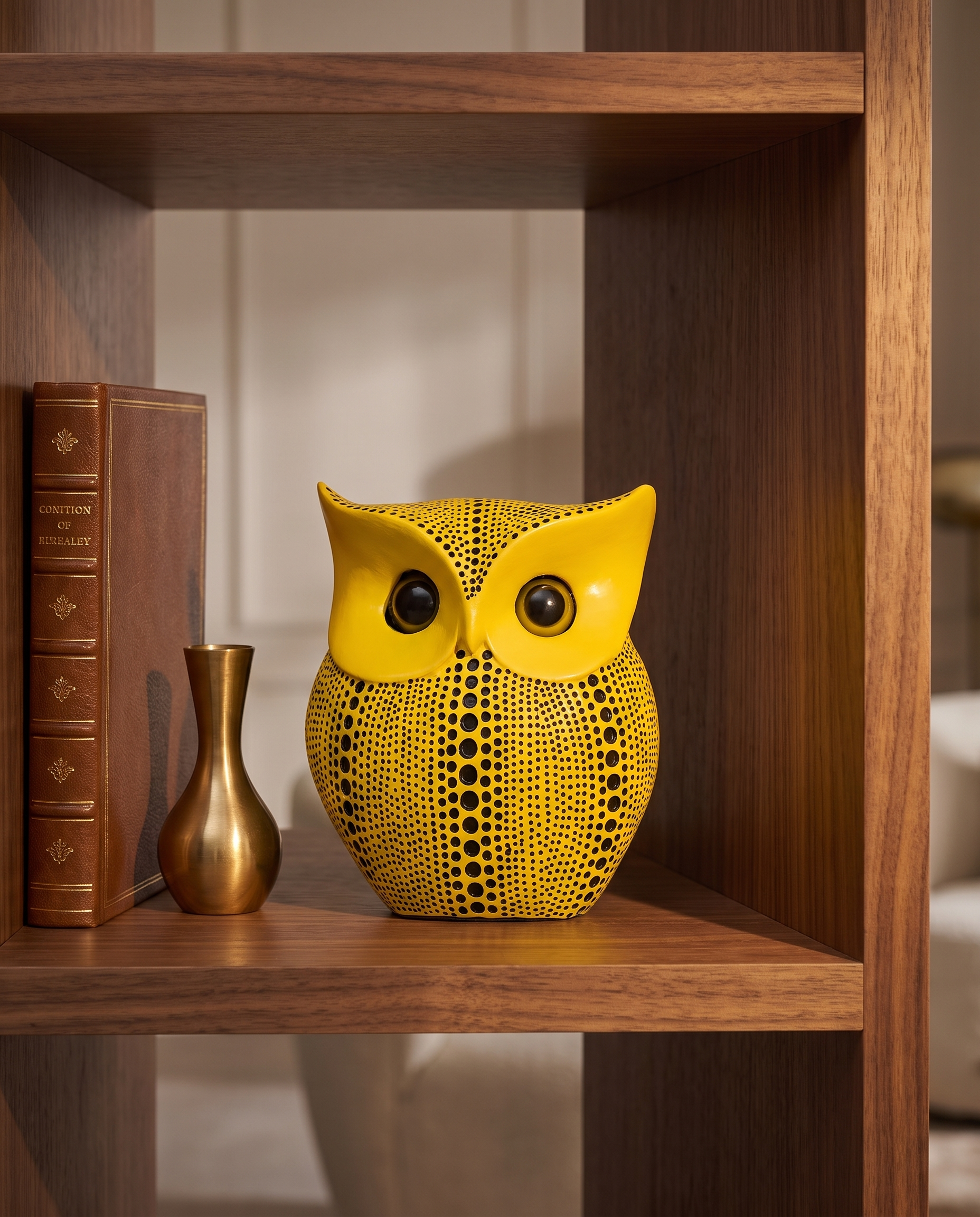 Hedwig Owl Figurine - Yellow