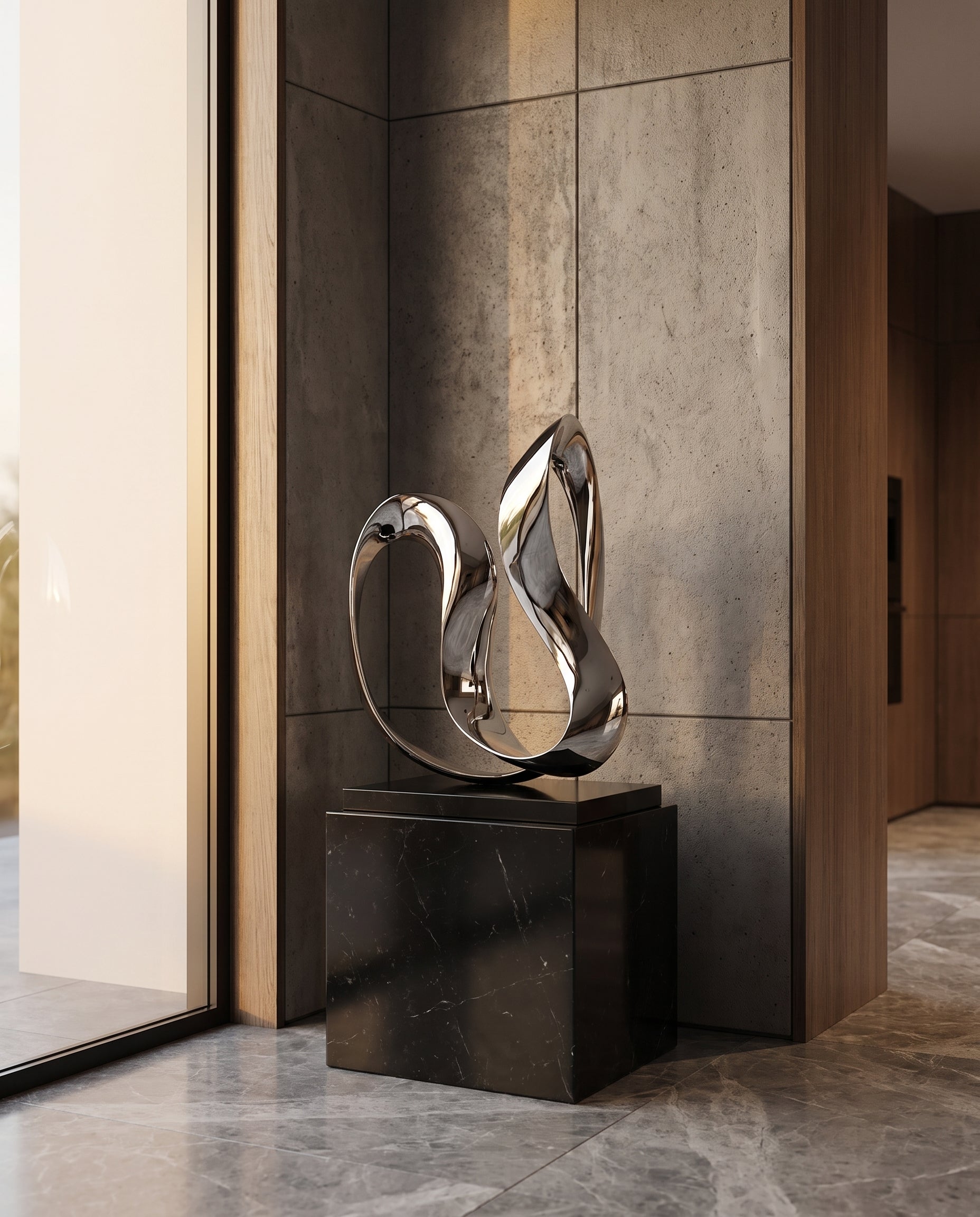 Infinite Large Sculpture - Silver
