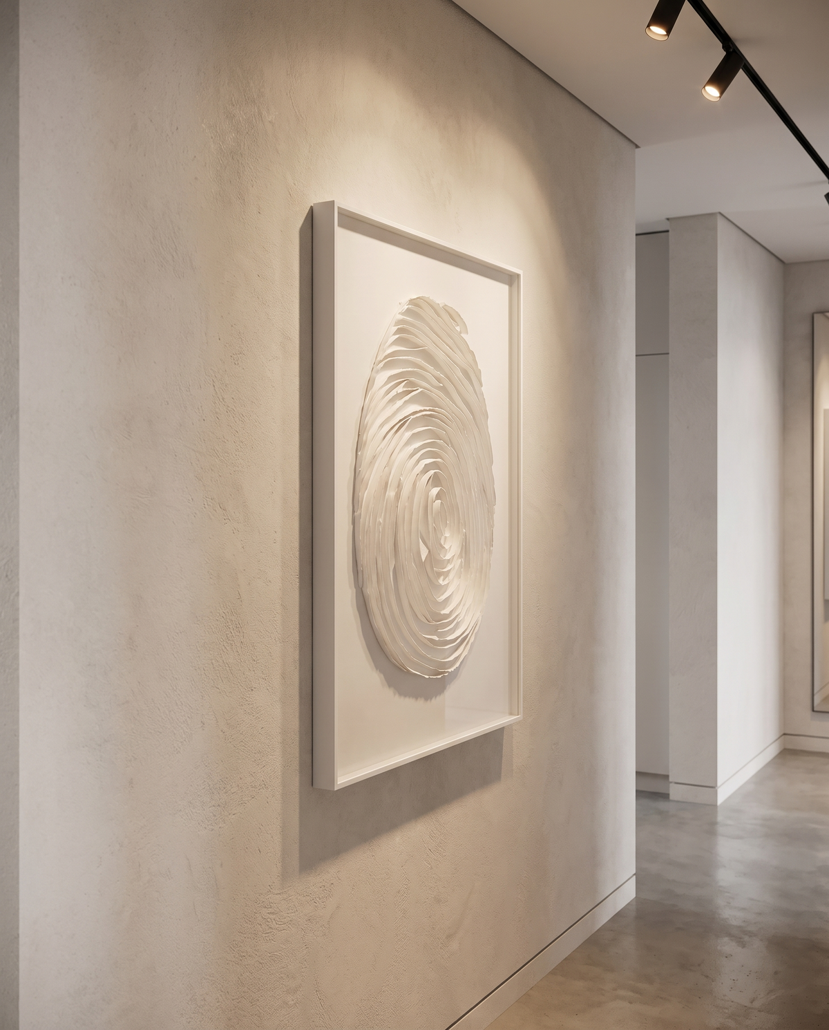 Ivory Imprint - Abstract Wallart