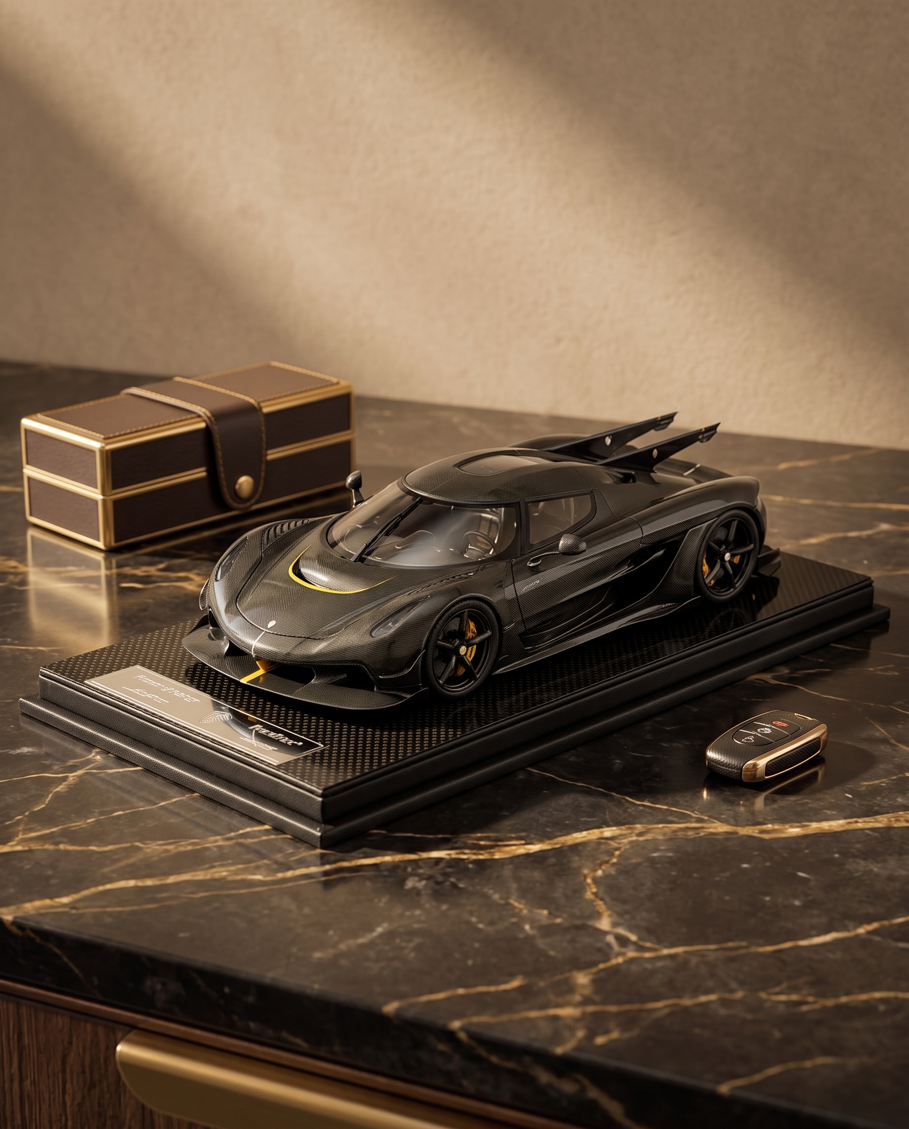 Koenigsegg Jesko FrontiArt 1:18 Carbon Model Car (limited to 199 units)