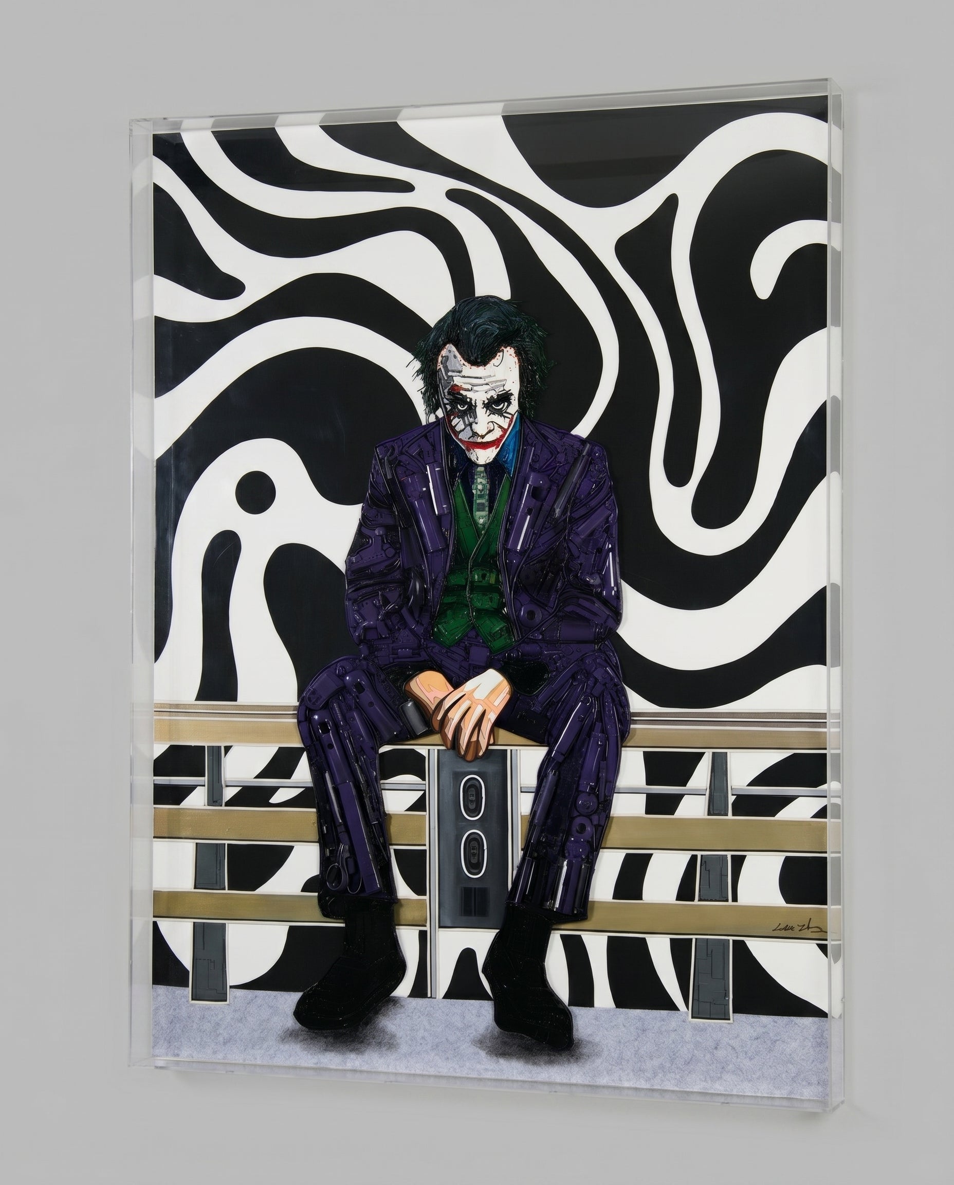 Chaotic Icon - Modern Up Cycled Character Wall Art
