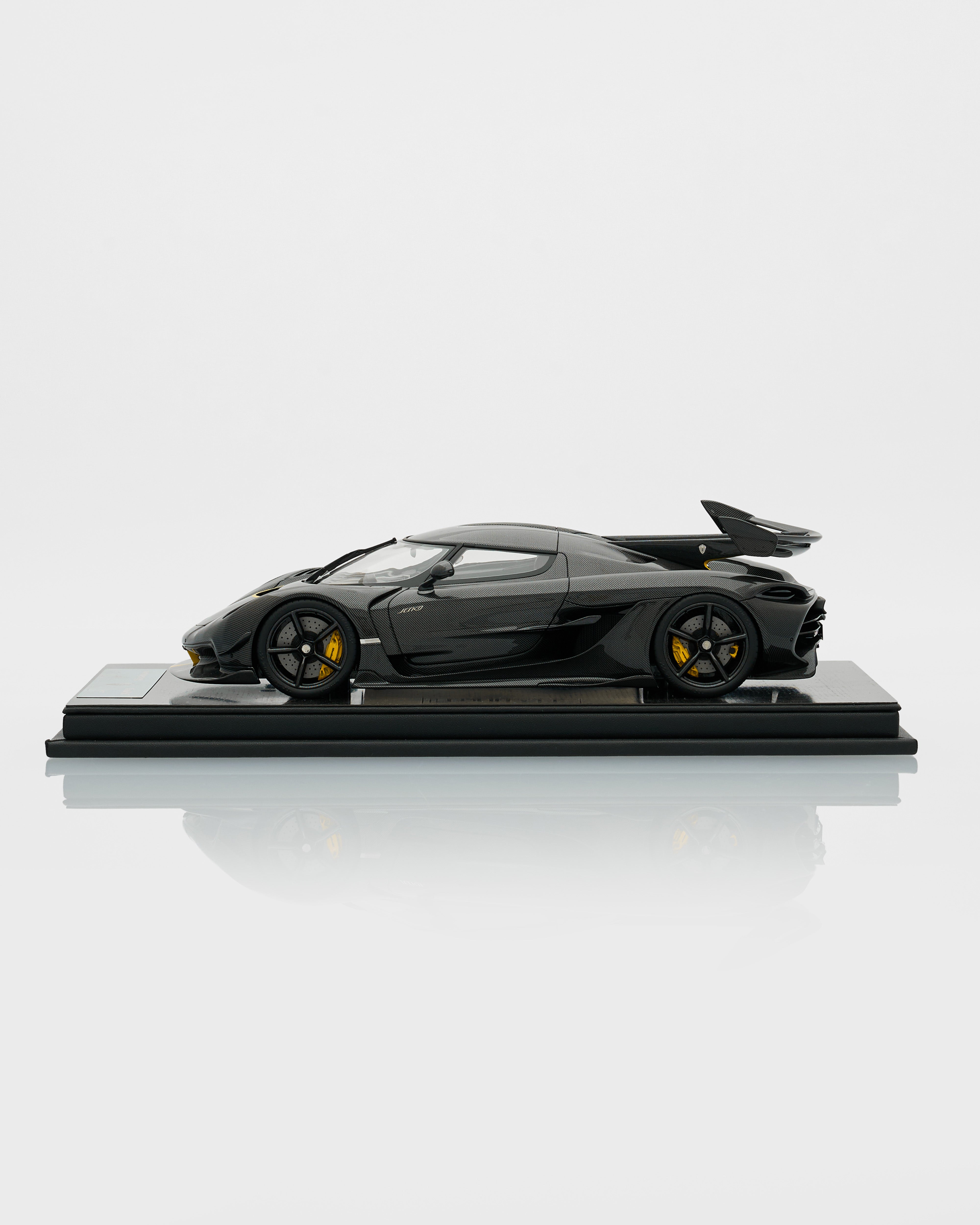 Model of a Carbon Koenigsegg Jesko car