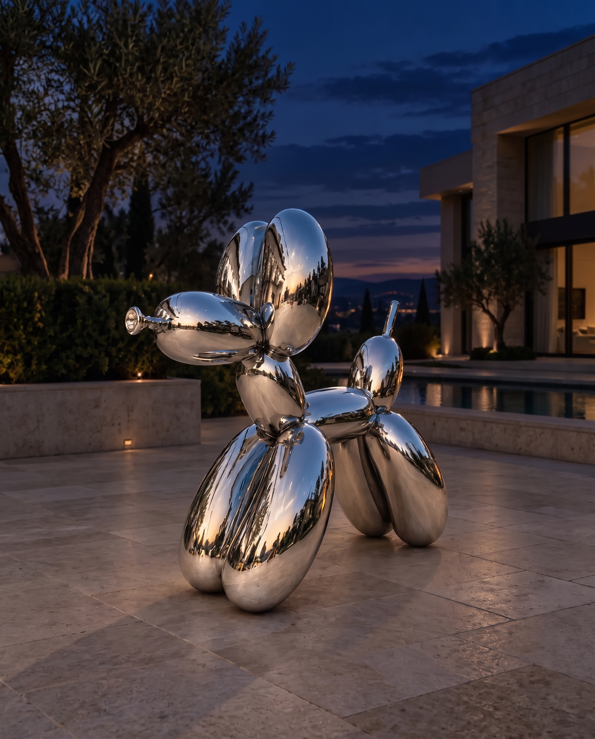 Milos Ballon Stainless Steel Large Sculpture