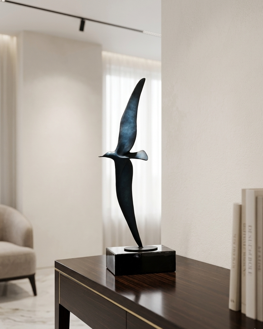 Lark Avian Row Metal Decorative Set