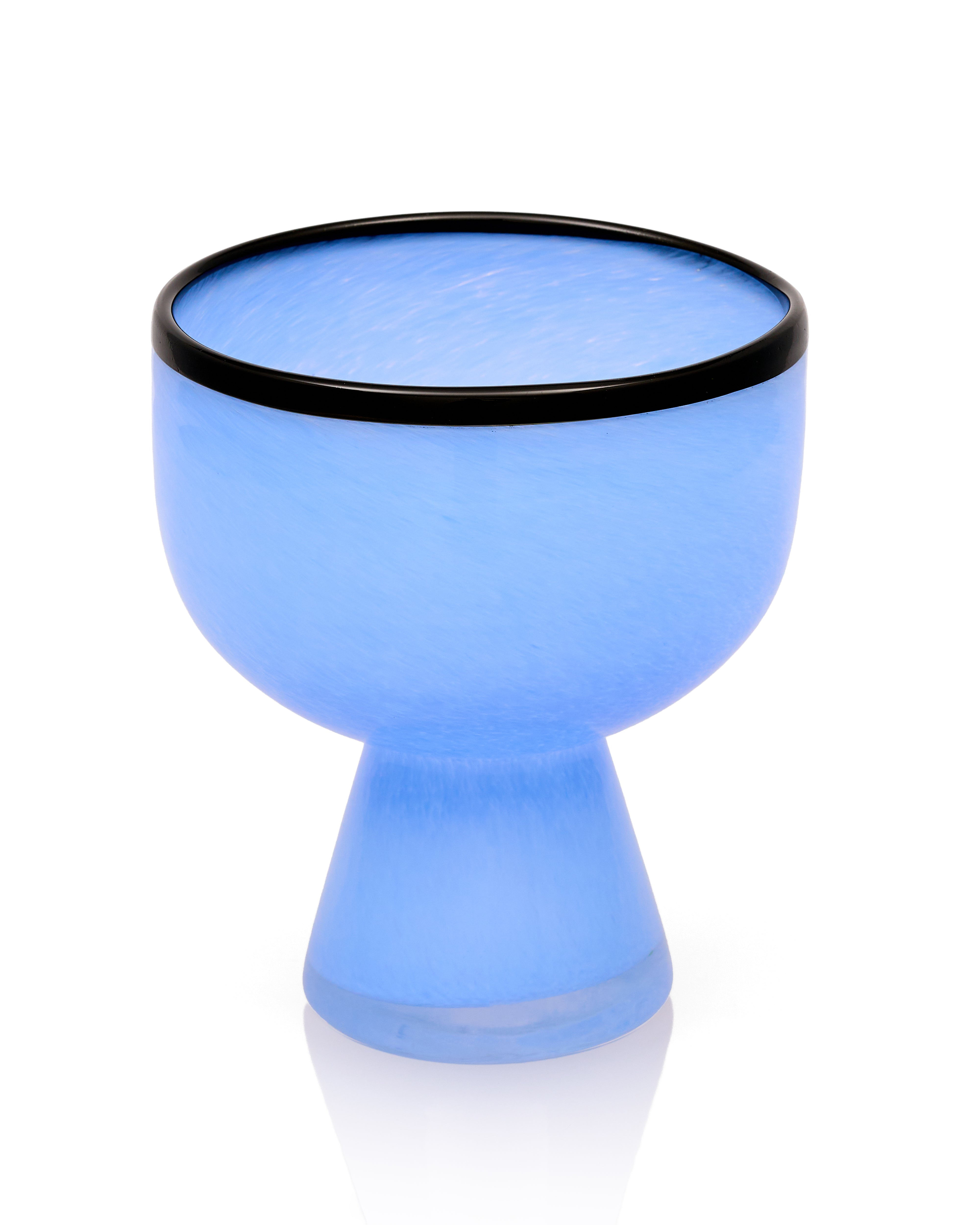 Eliana Blue Conical Vase Small