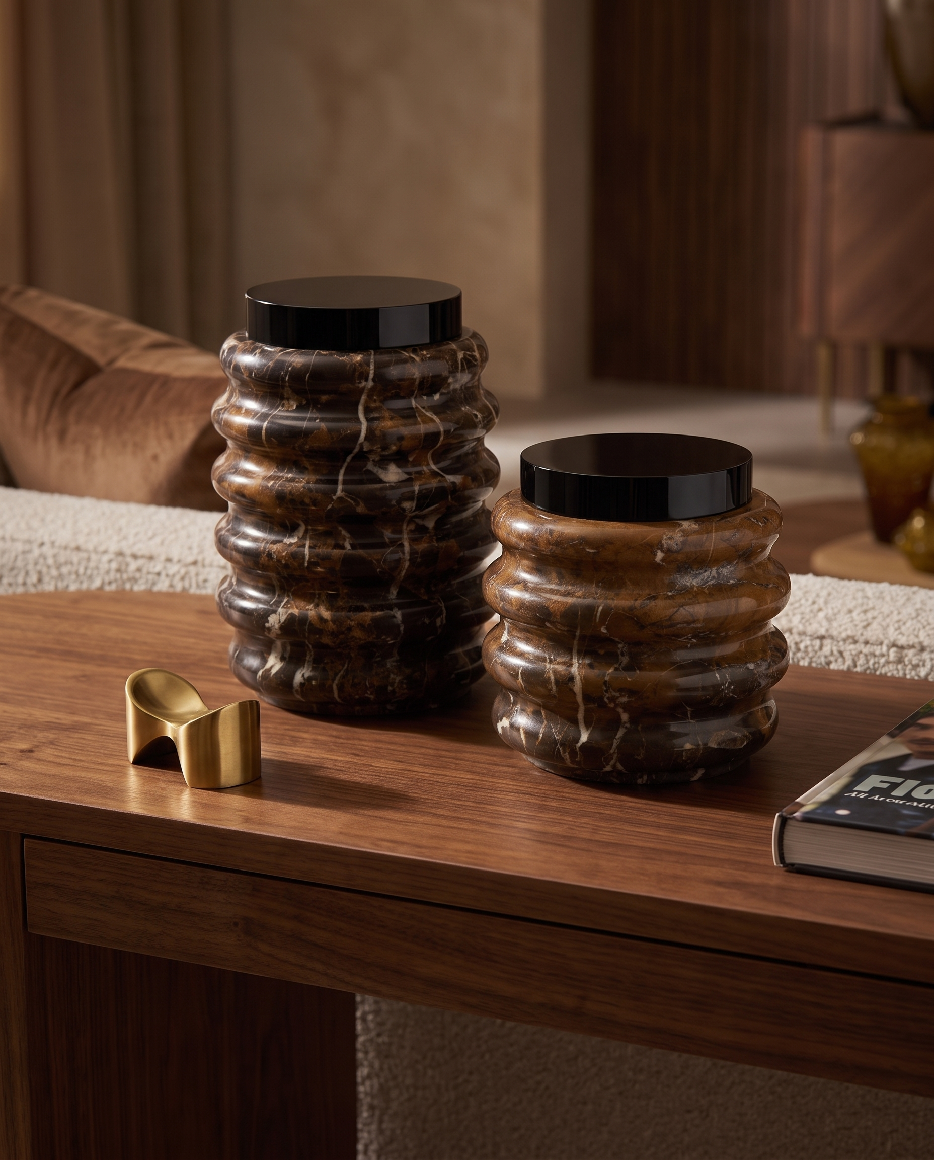 Mabby Marble Jar Decor