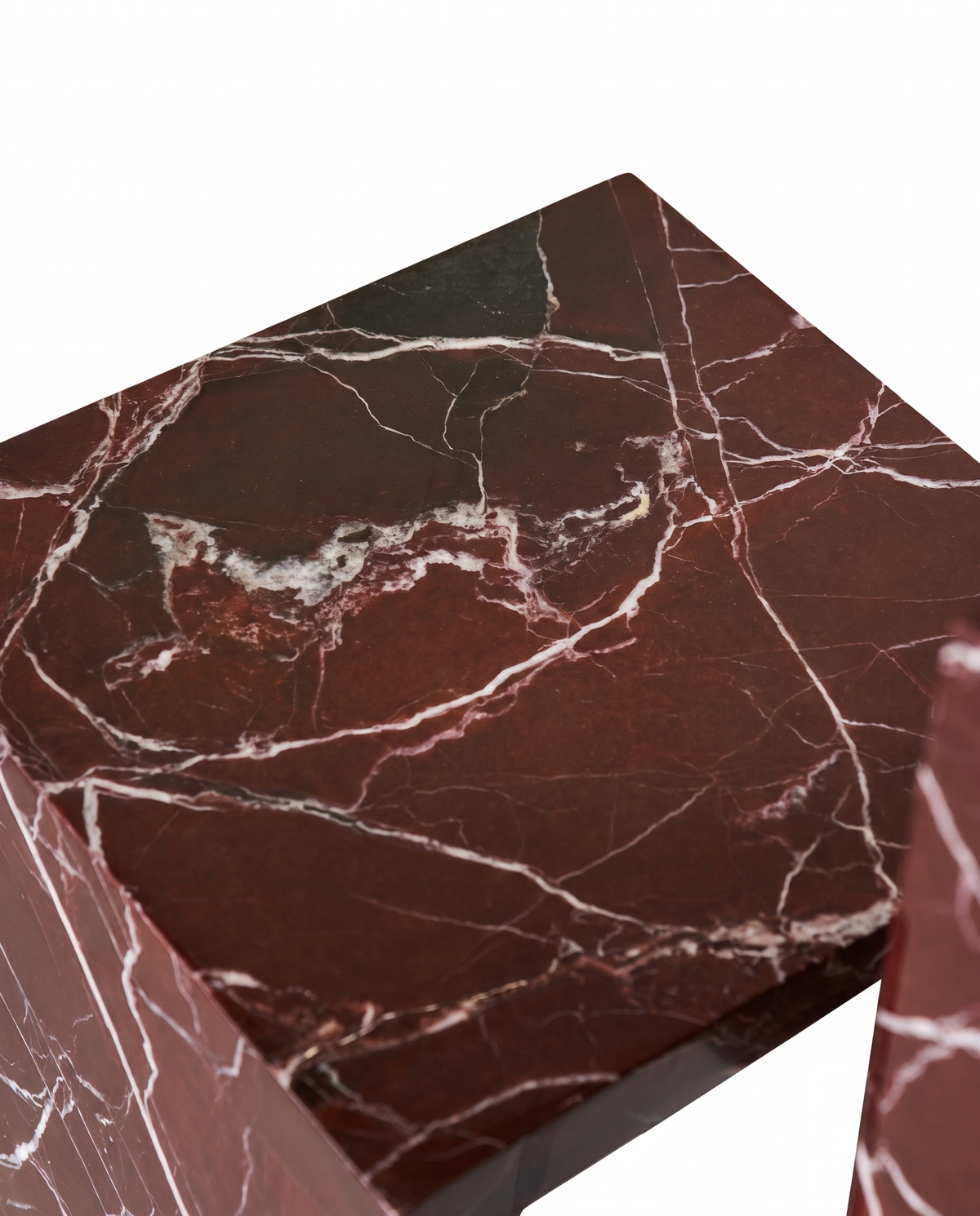 Petram Air Pedestal - Transparent Maroon