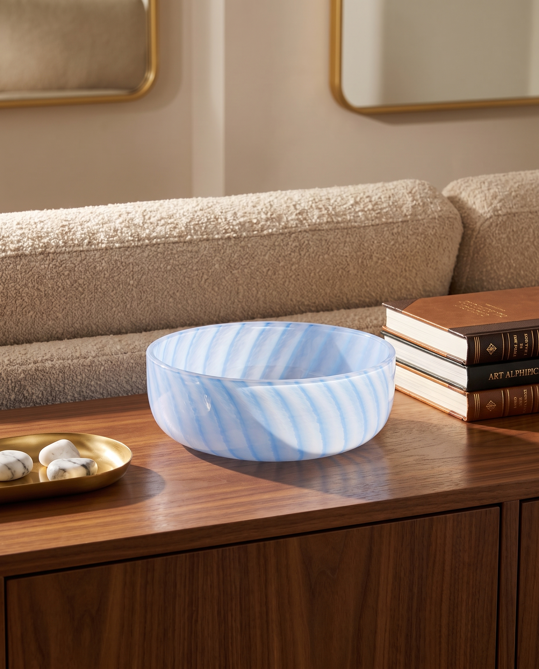 Mistral Blue Murano Bowl