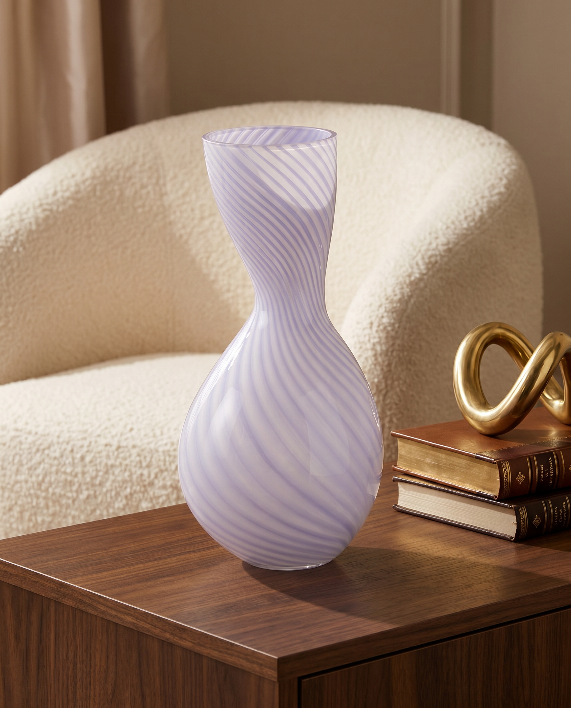 Misty Soft Violet Vase