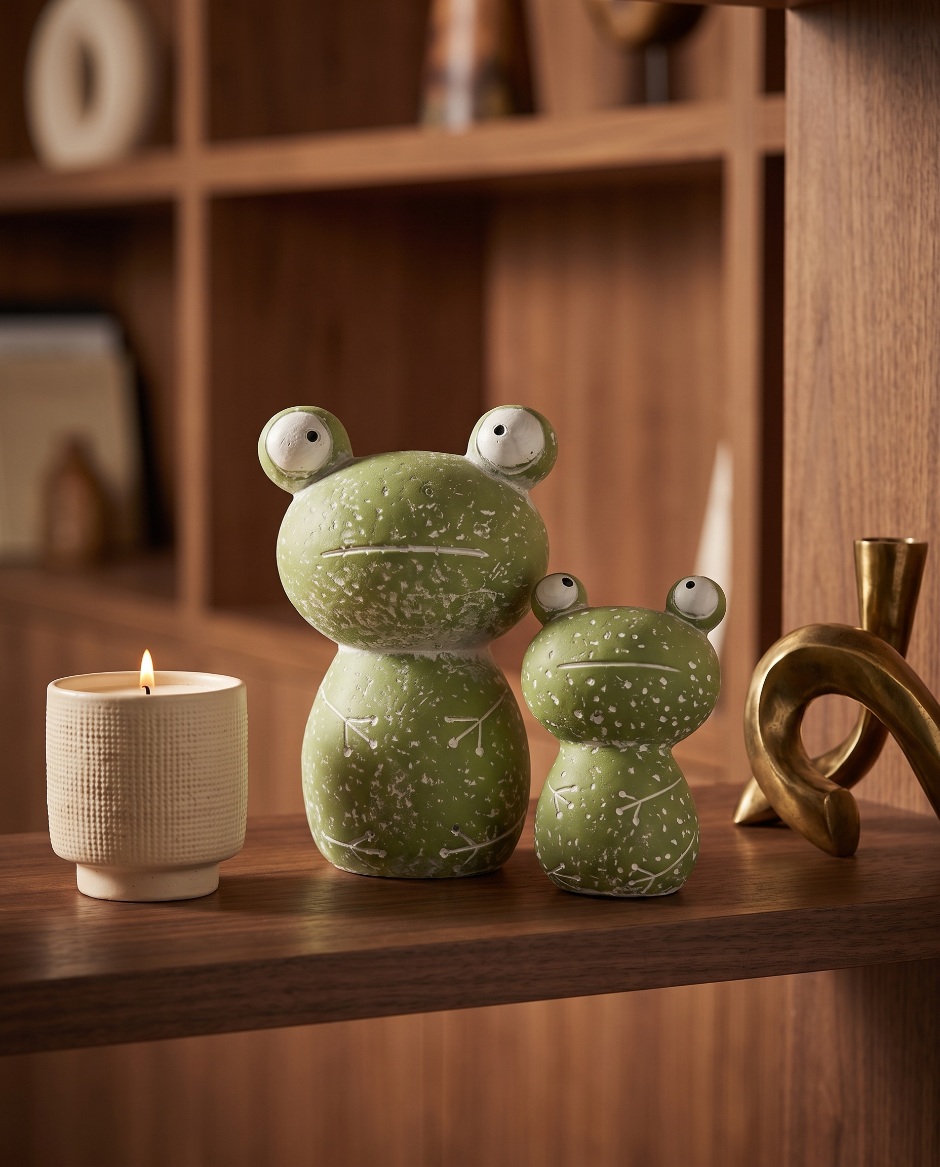 Mossbrook Froggy Duo Decor