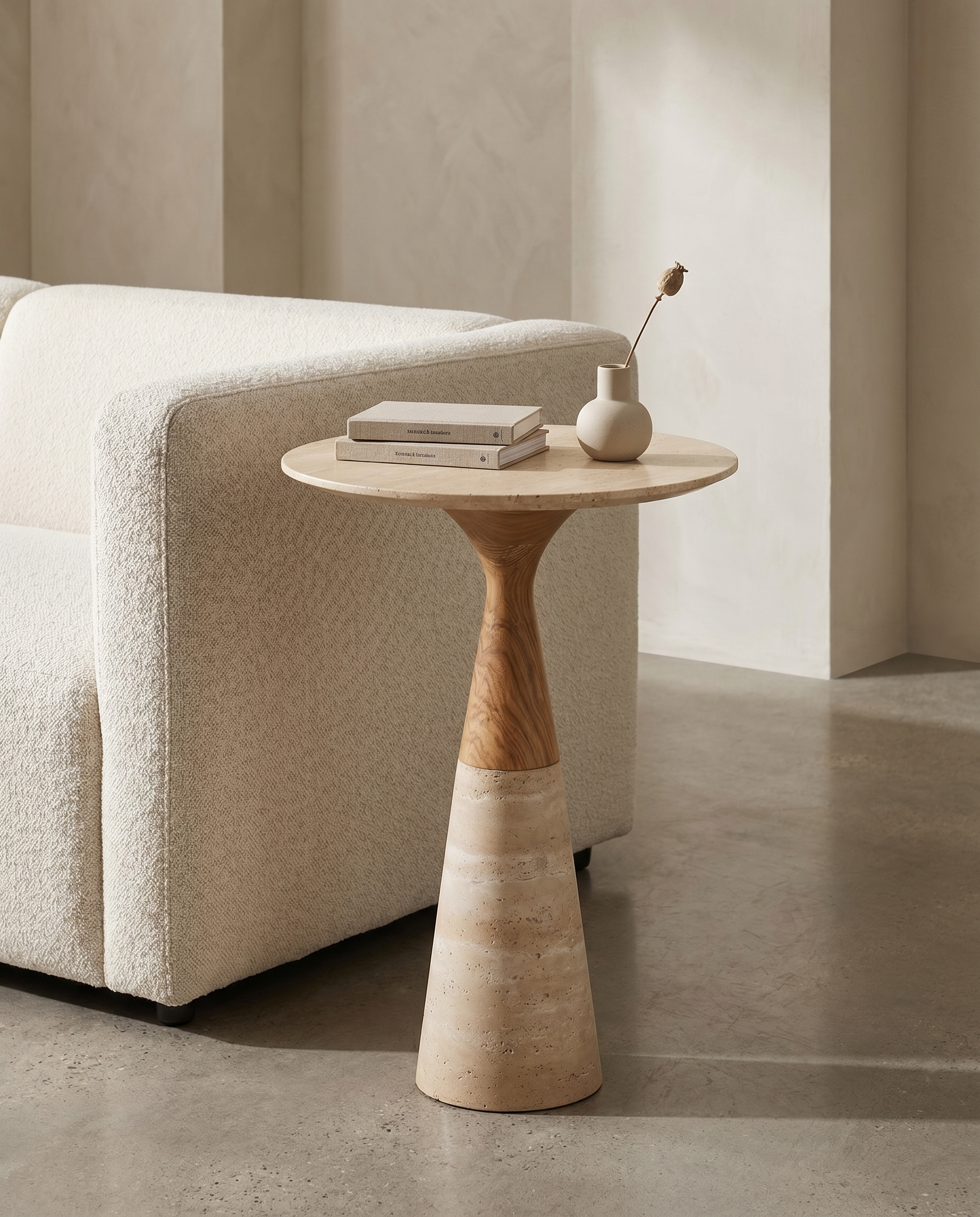 Nicole Marble Side Table