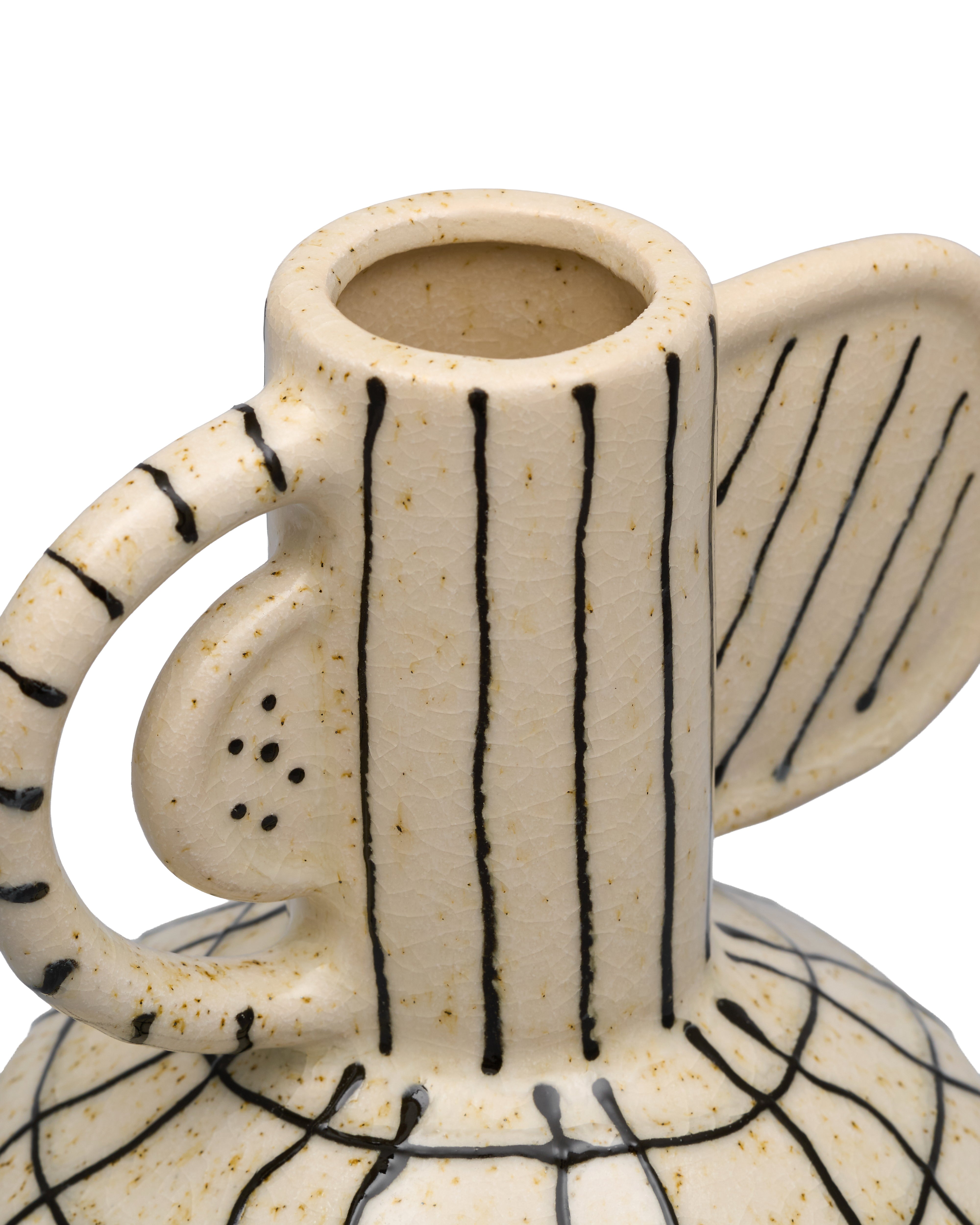 Nordic Halo Ceramic Vase