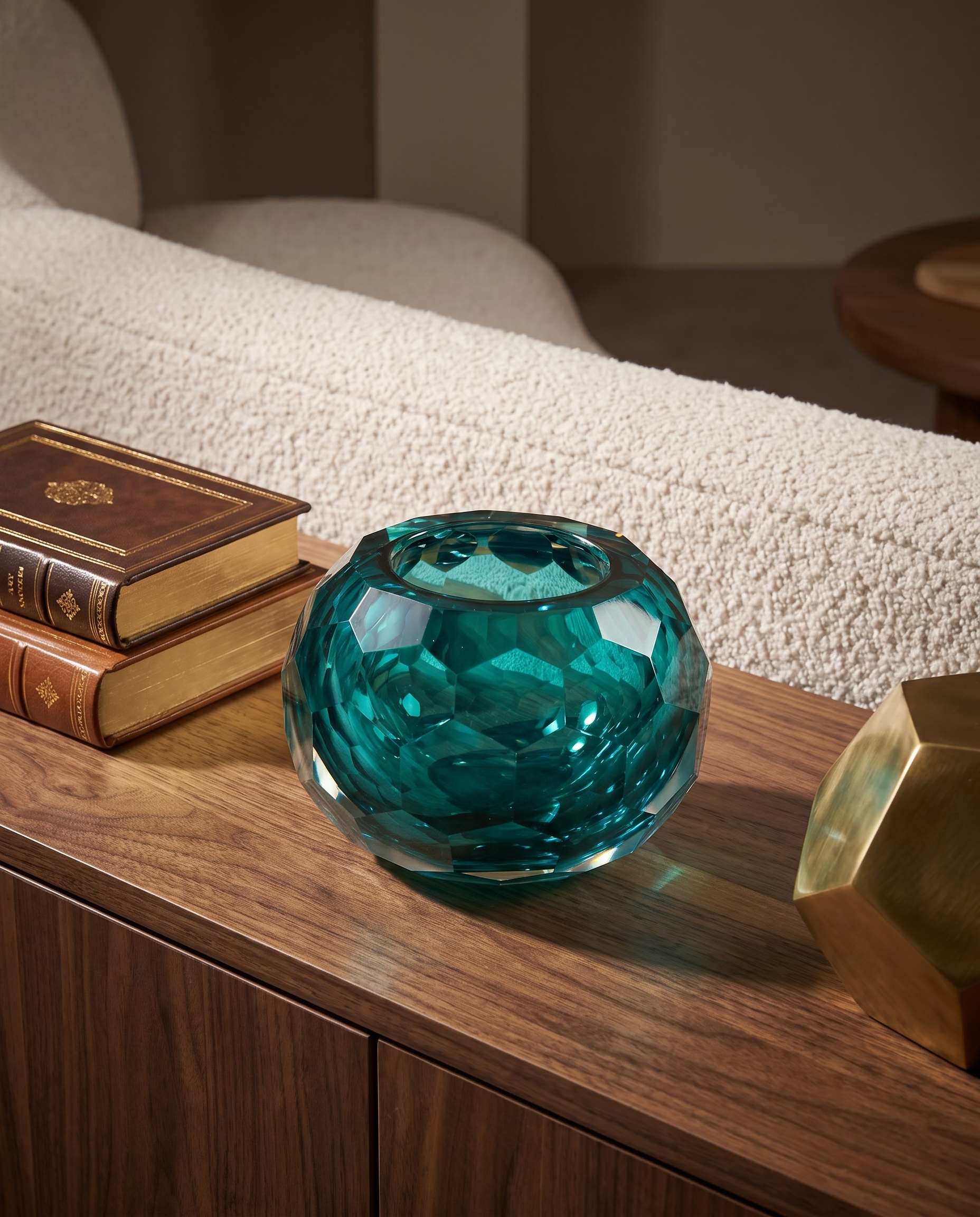 Ocean Jewel Crystal Crown Bowl