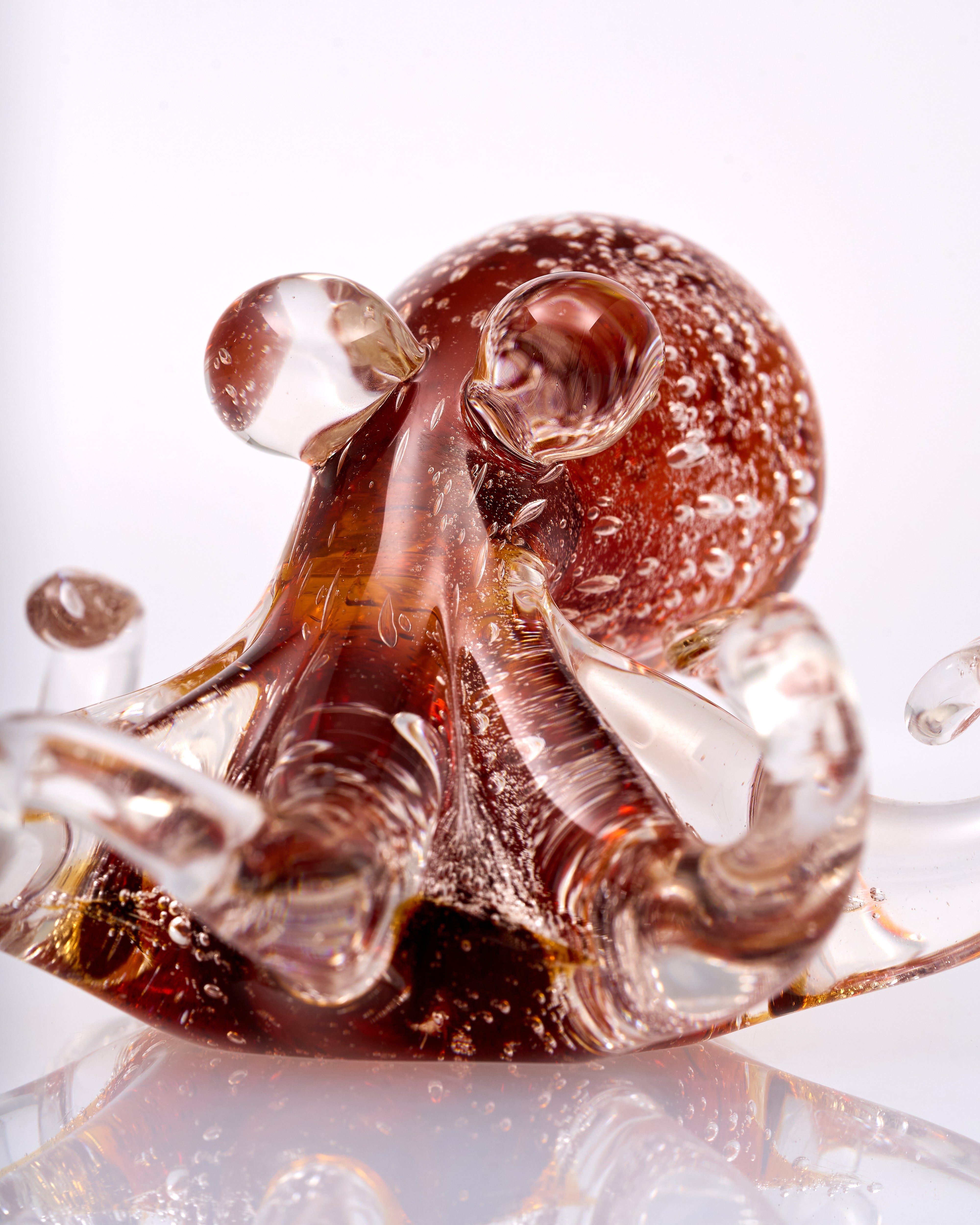 Ocean Squid Crystal Glass Decor