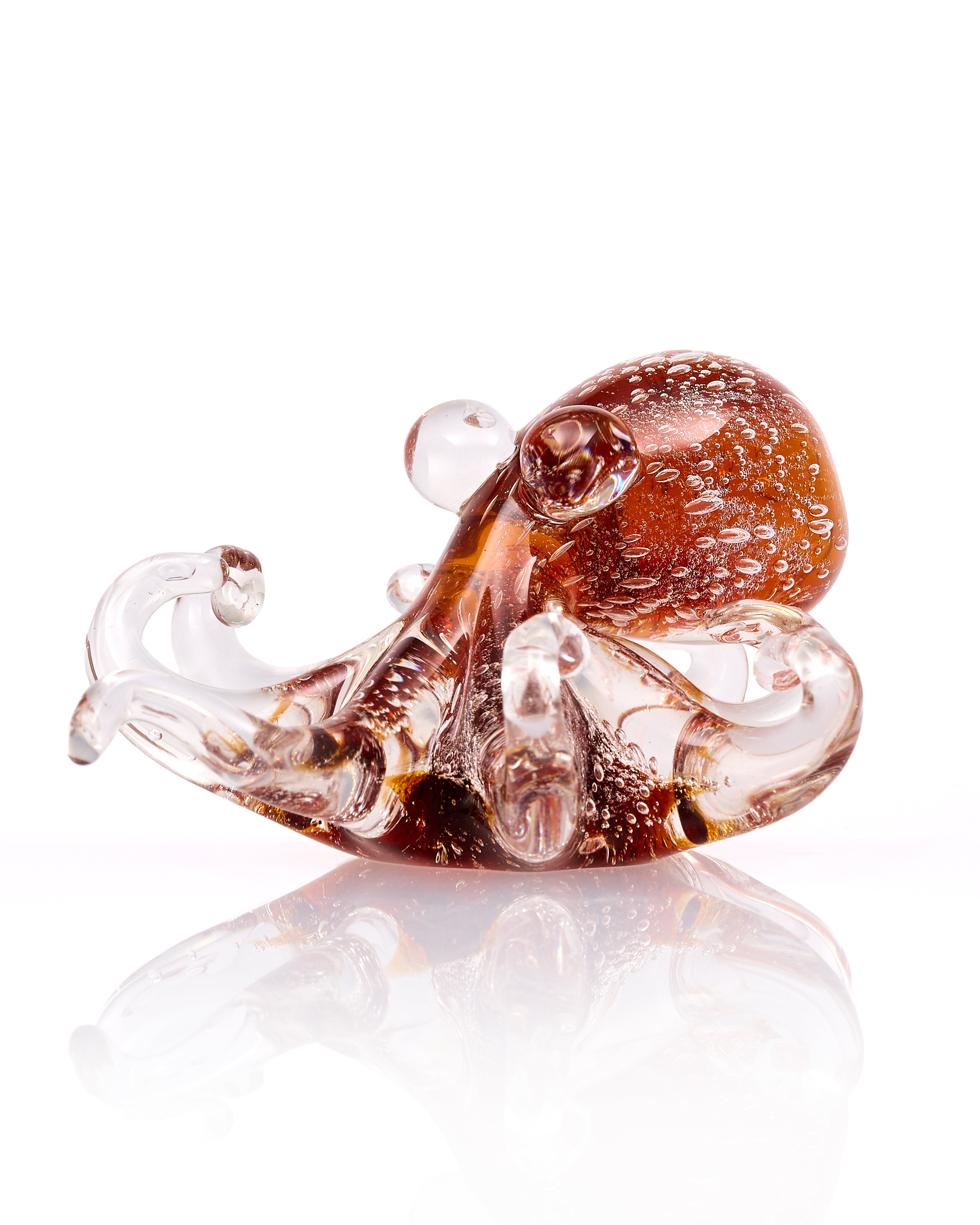 Ocean Squid Crystal Glass Decor