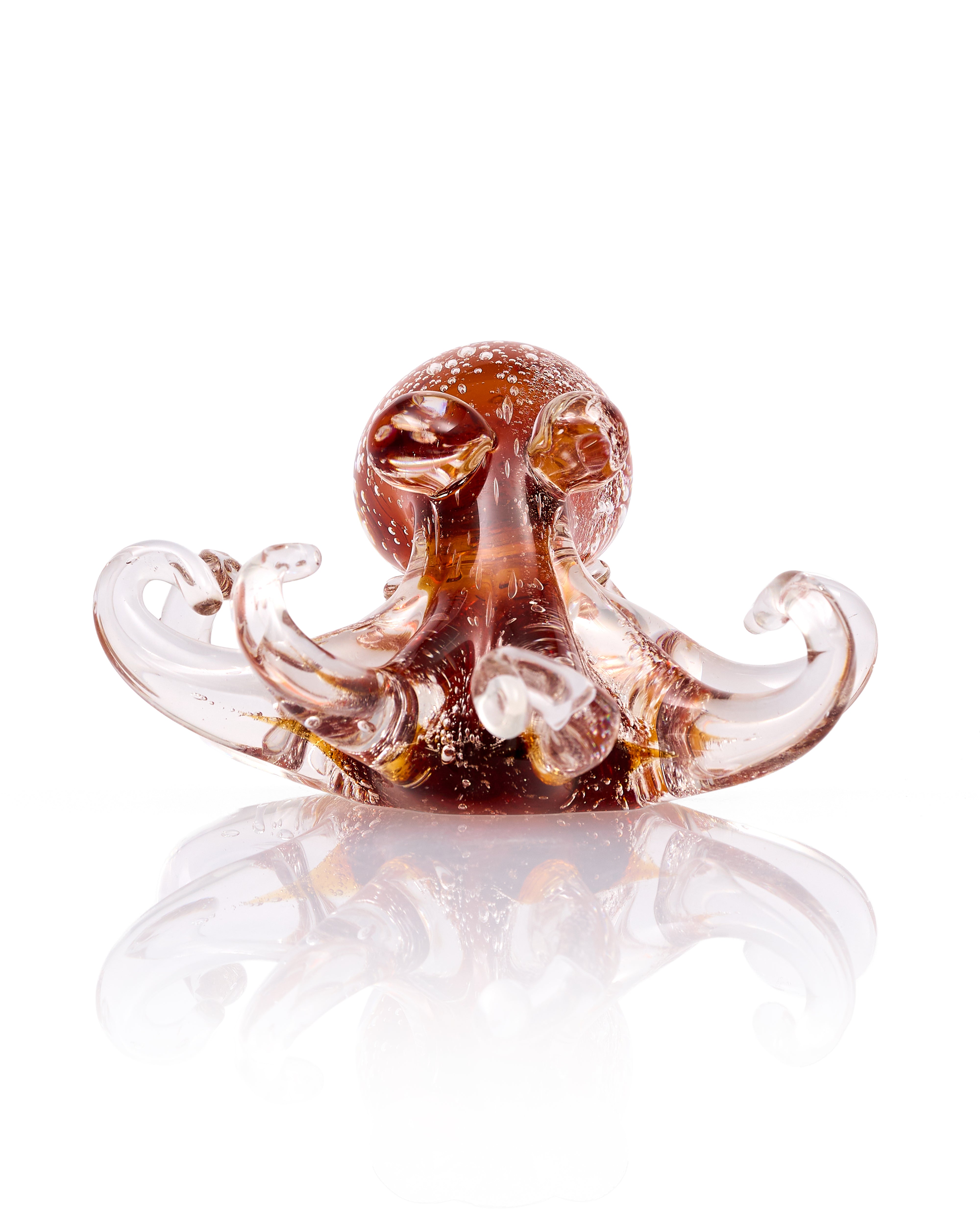 Ocean Squid Crystal Glass Decor