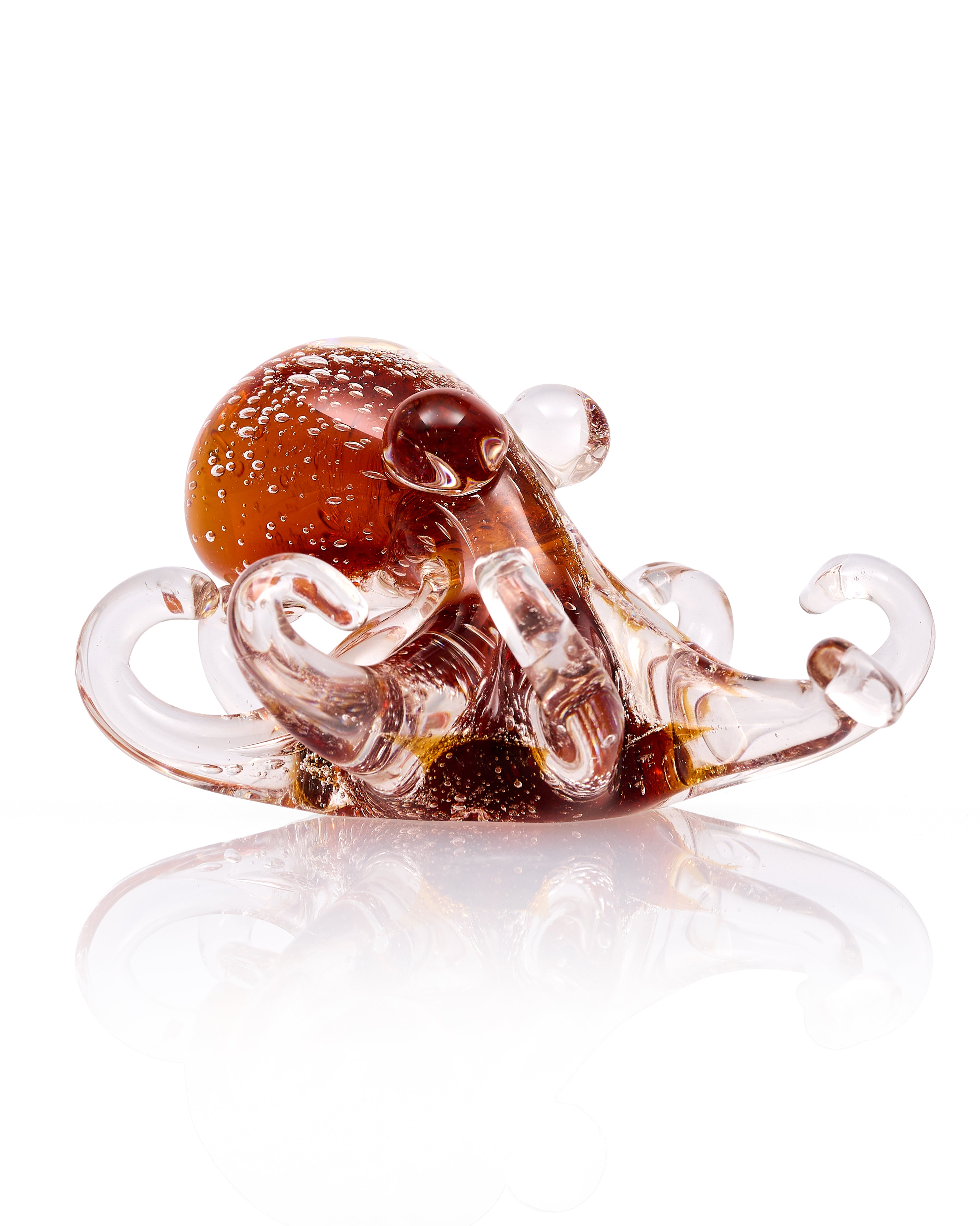 Ocean Squid Crystal Glass Decor