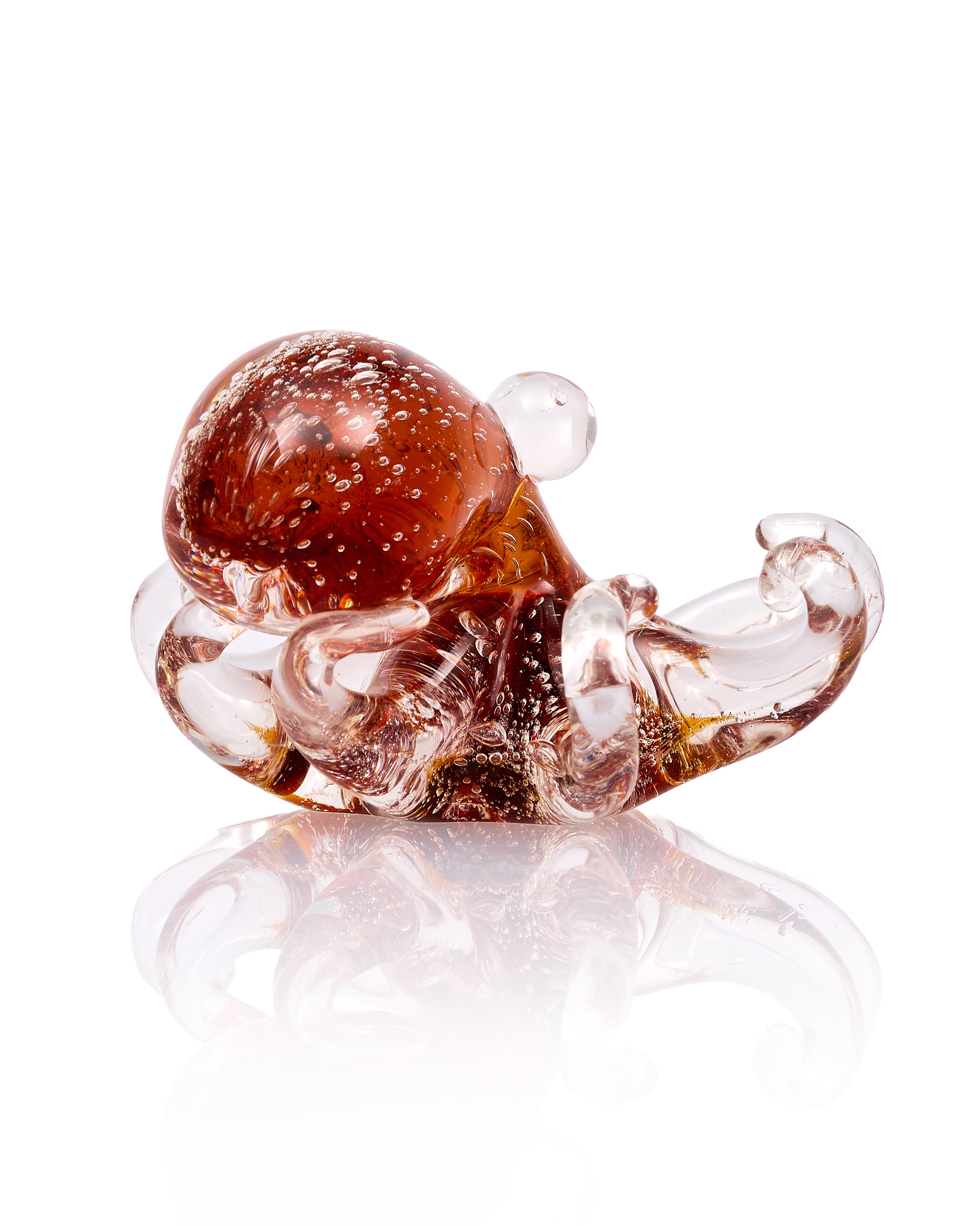 Ocean Squid Crystal Glass Decor