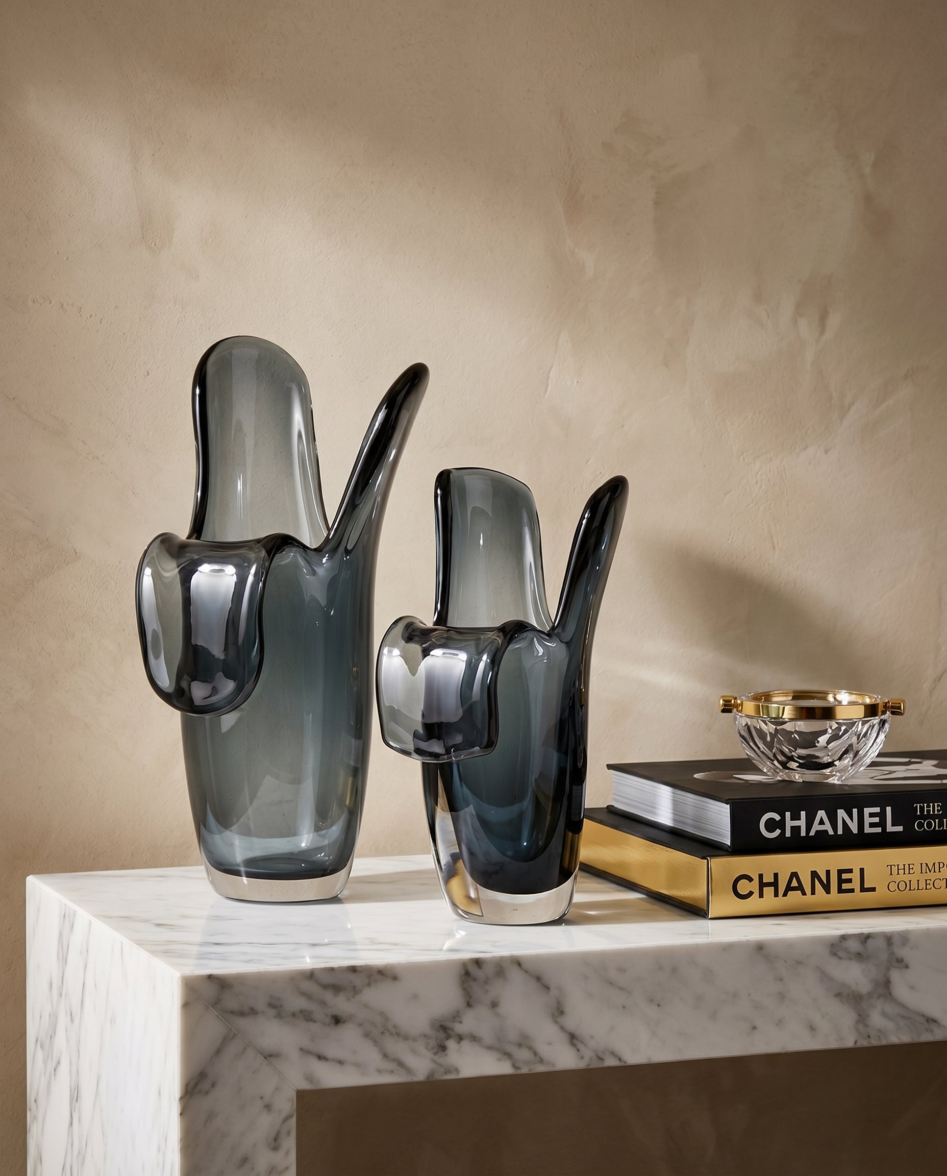 Creo Open Crystal Vase Decor Set