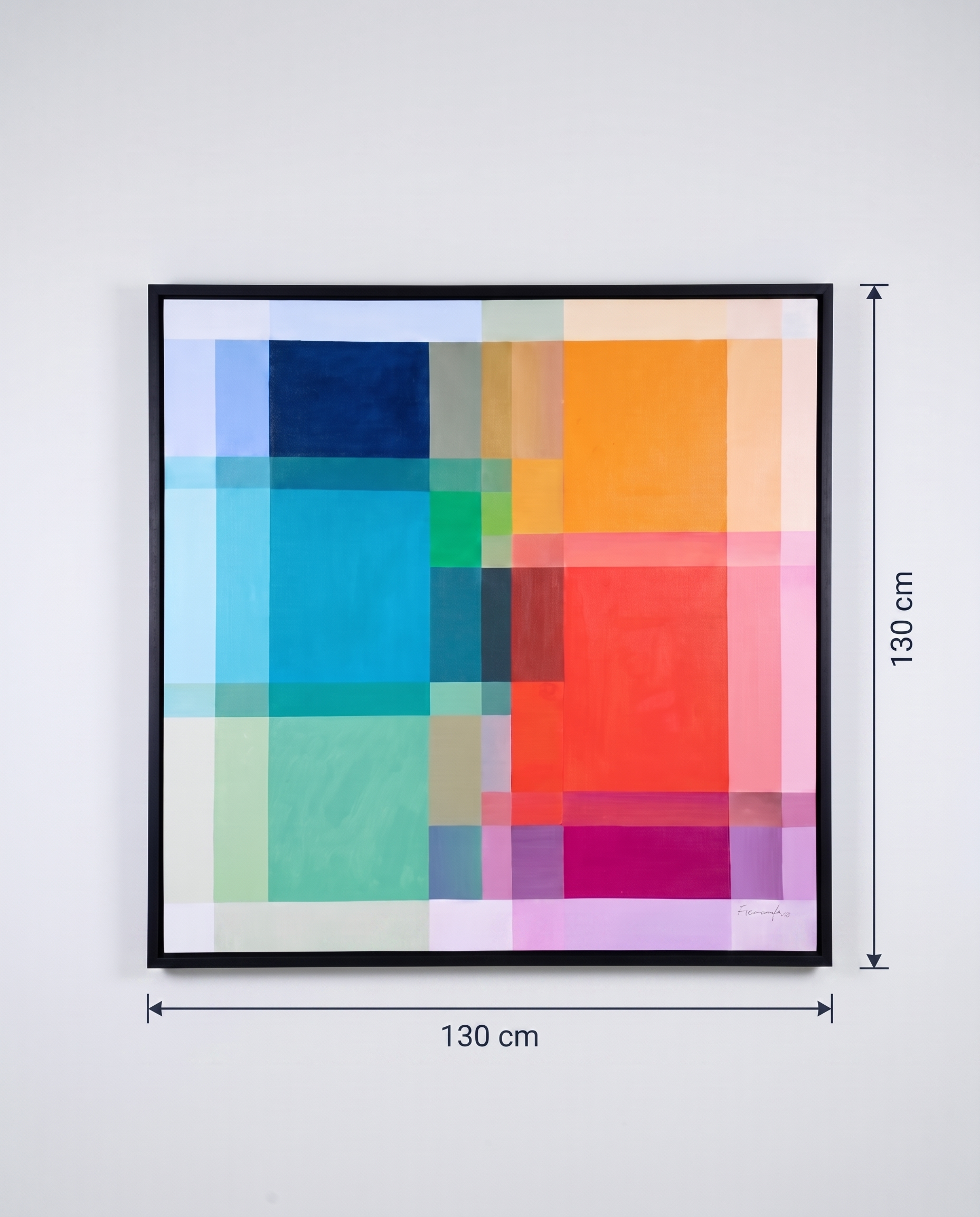 Optical Harmony - Geometric Modern Wallart