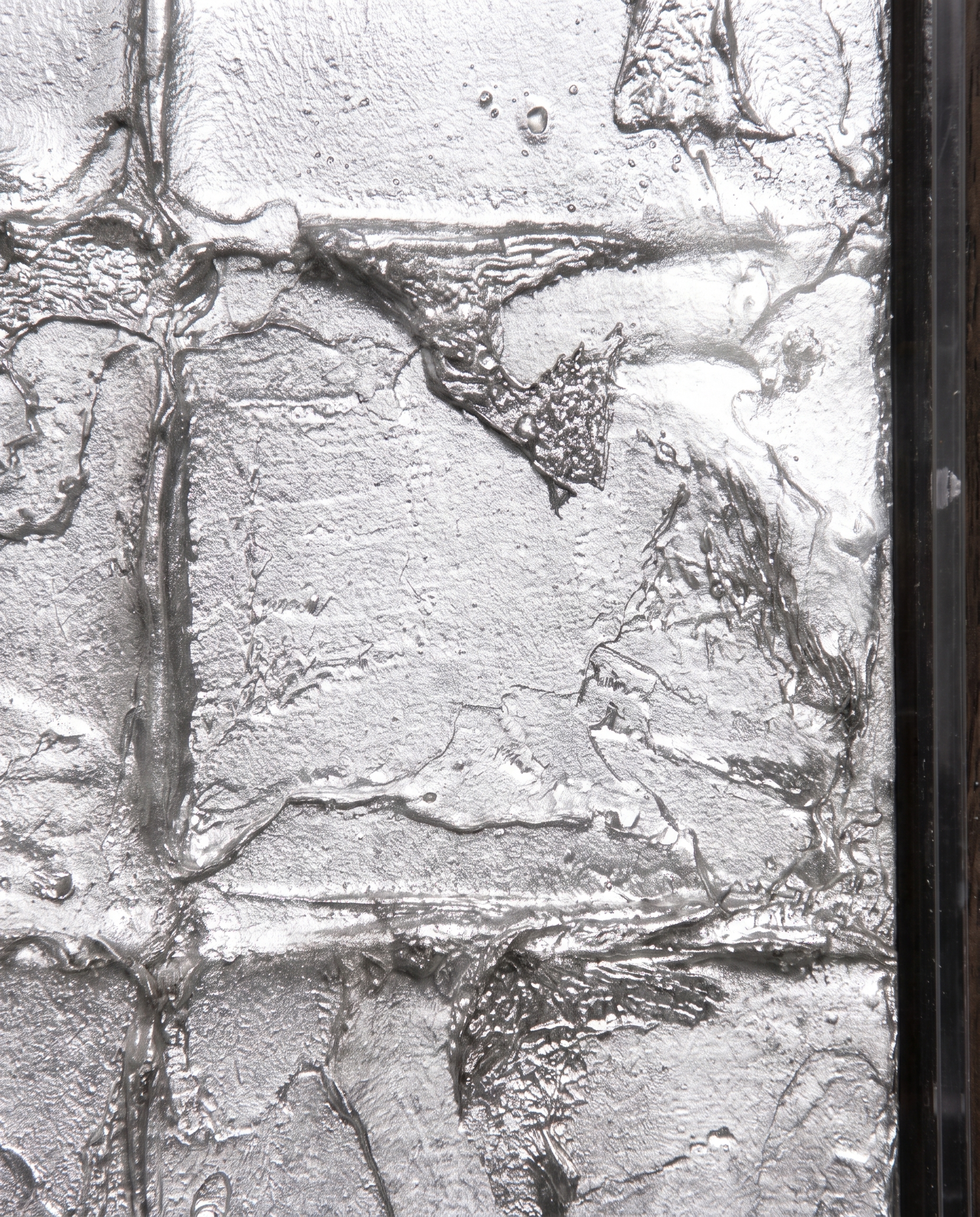 Opulent Grid - SIlver Matrix Modern Wallart