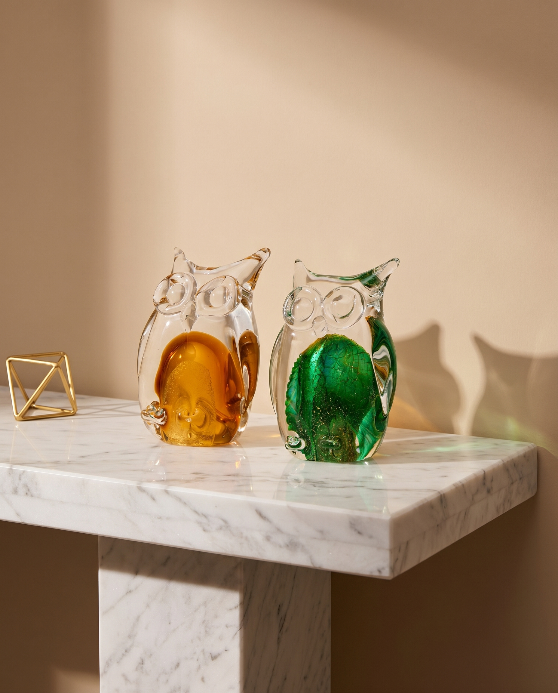 Transparent Owl Decor