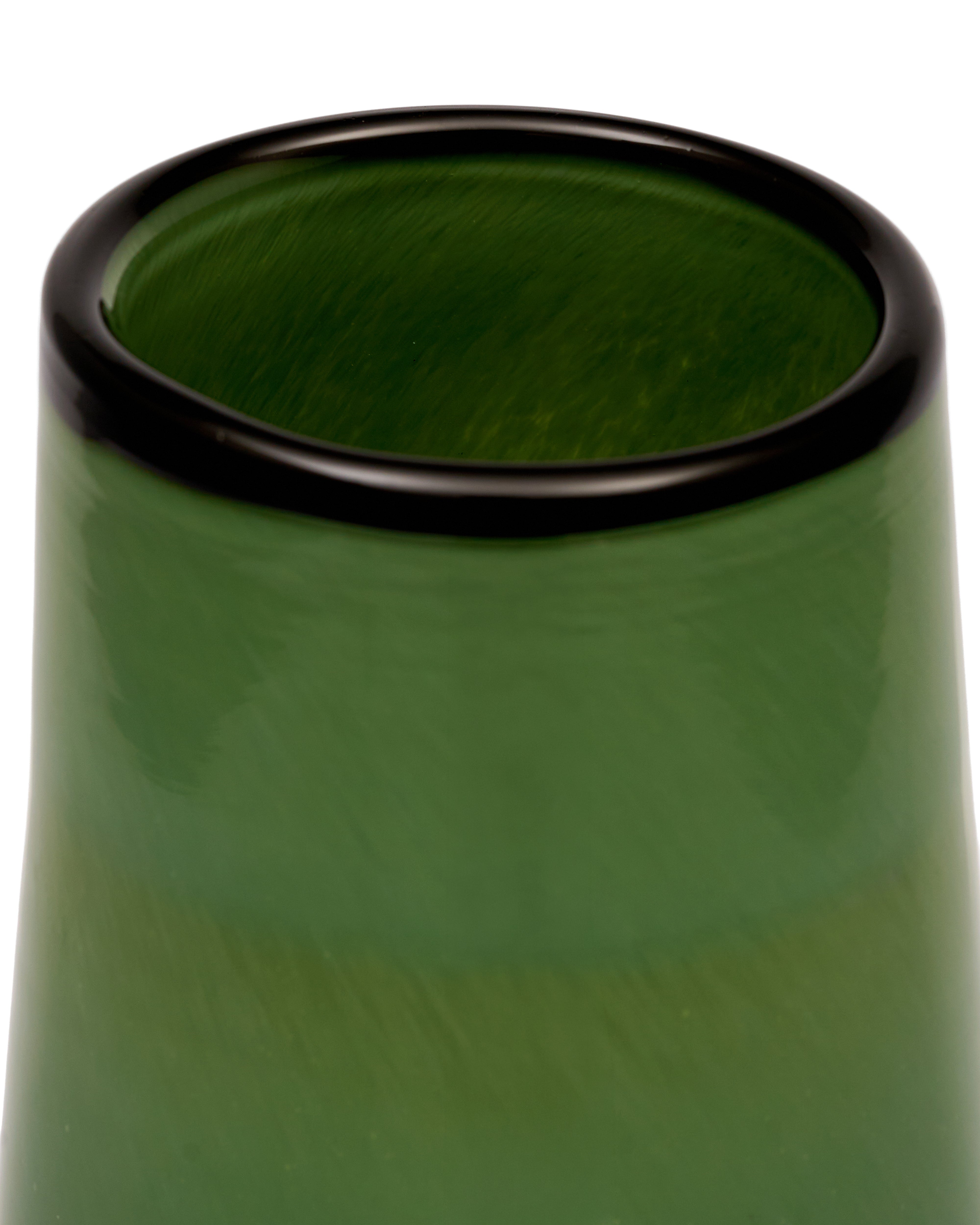 Heirloom Palm Green Retro Vase