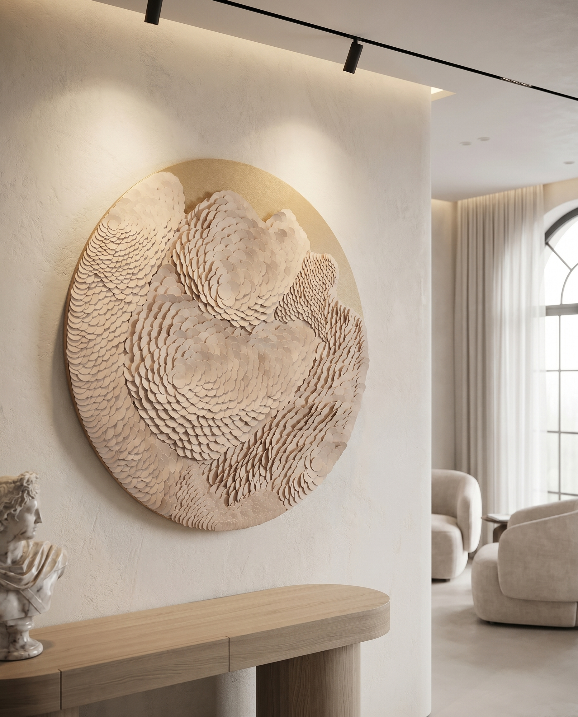 Ethereal Rings - Modern Luxury Wallart