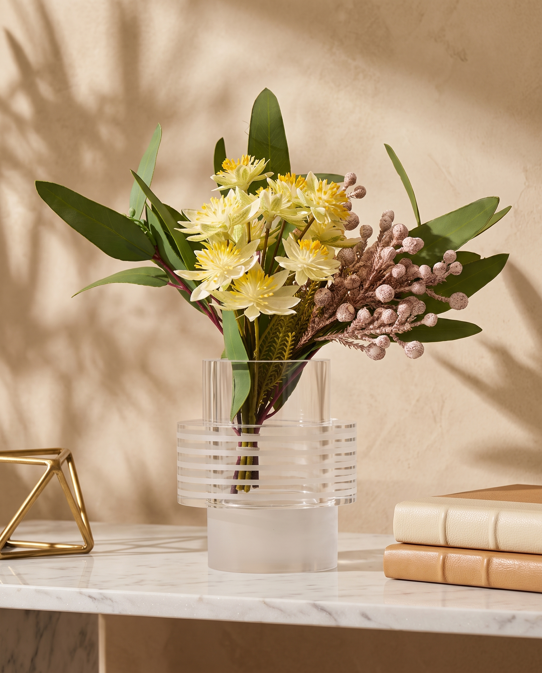 Petaline Artificial Flowering Plant