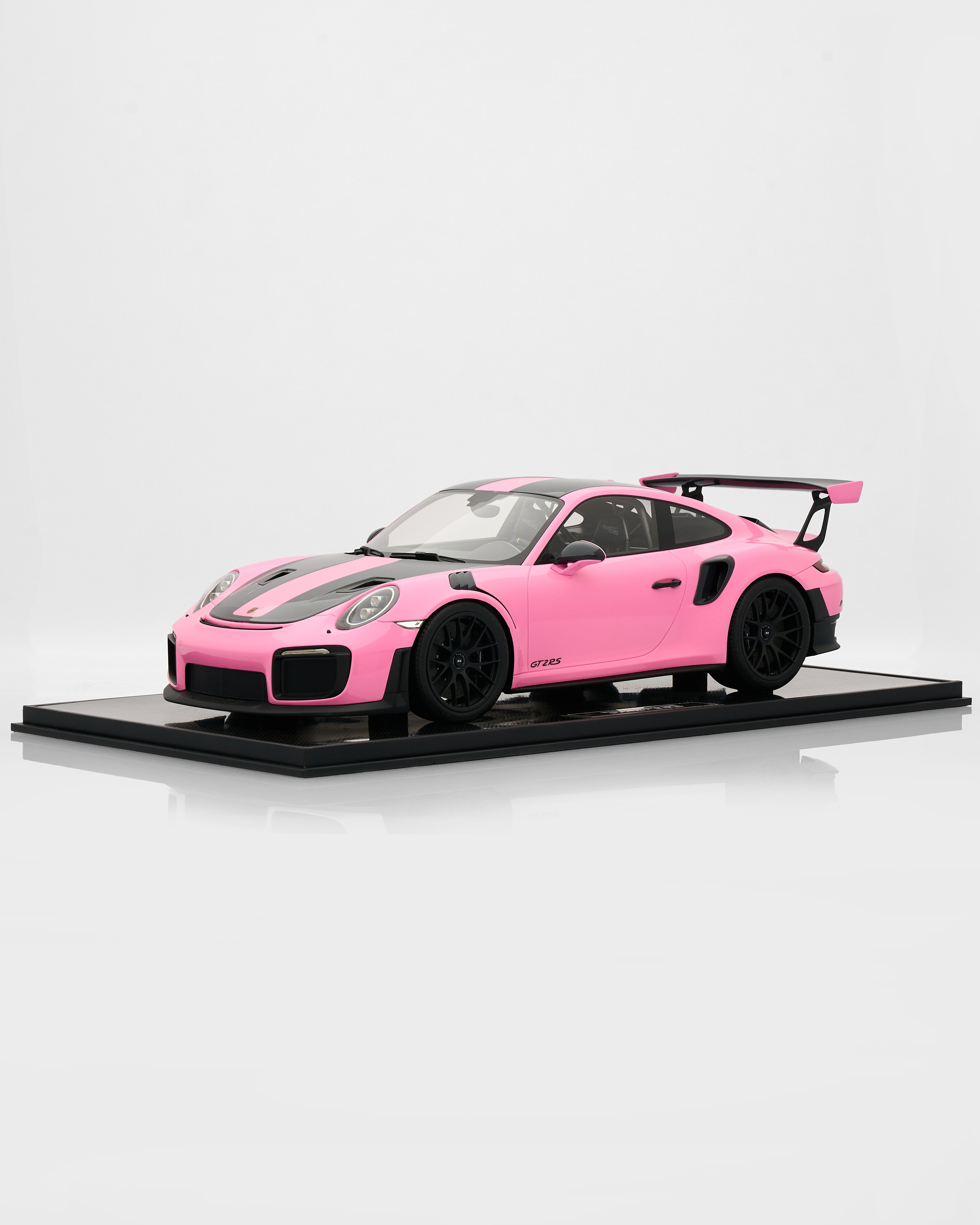 Porsche 911 GT2RS Gloss Pink 1:18 scale model luxury limited edition collectible with high-gloss finish