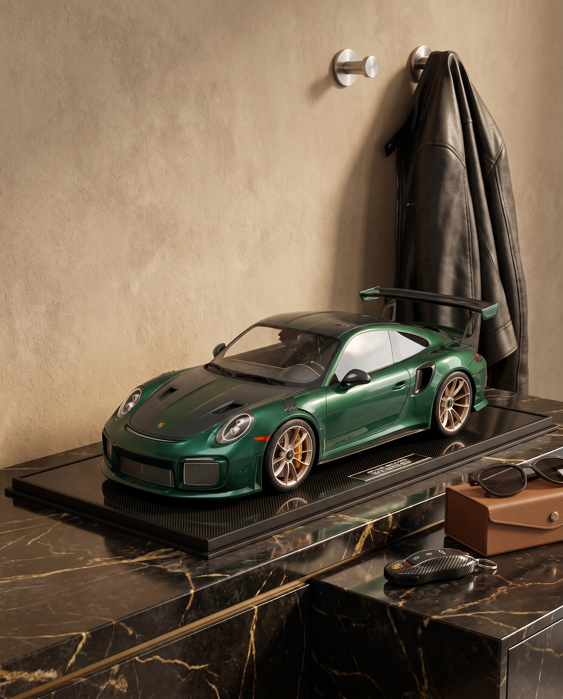 Porsche 911 GT2RS Irish Green Limited Edition(03/20) 1:8 Scale Model