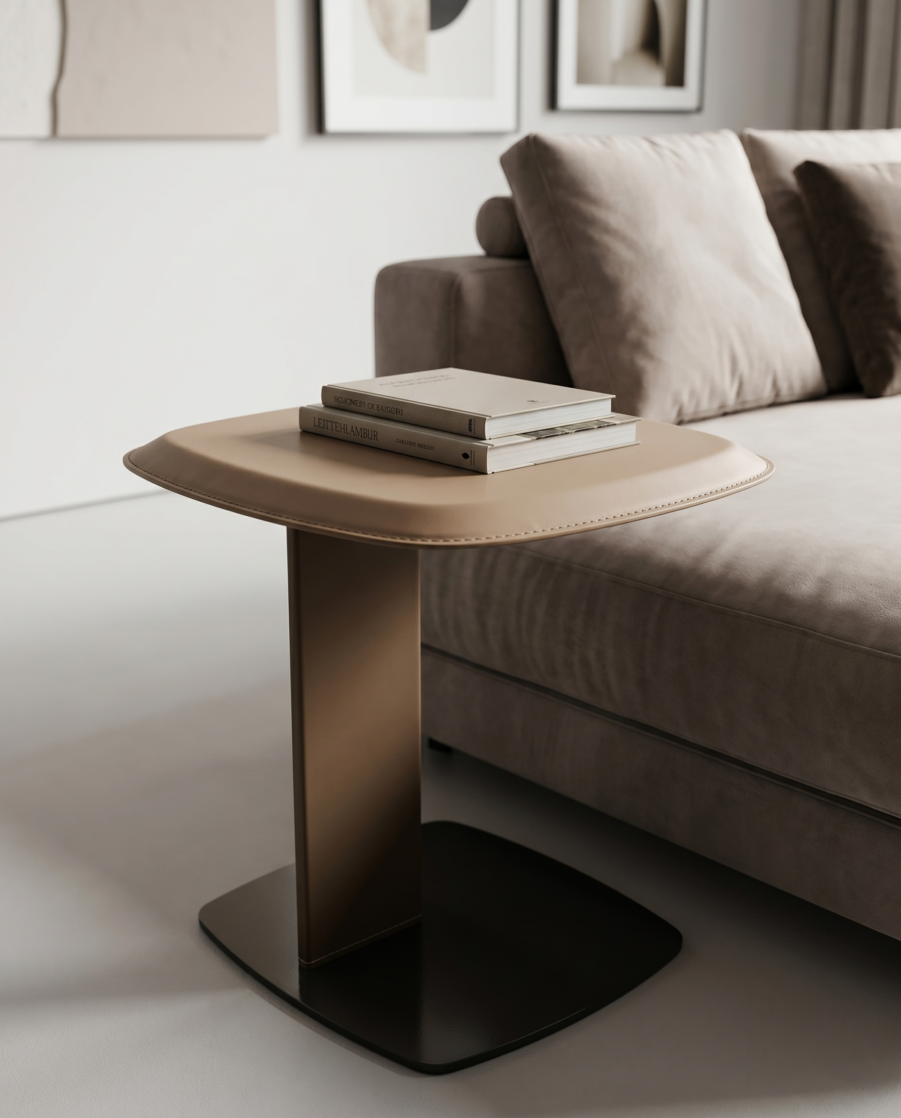 Reah Biege Side Table