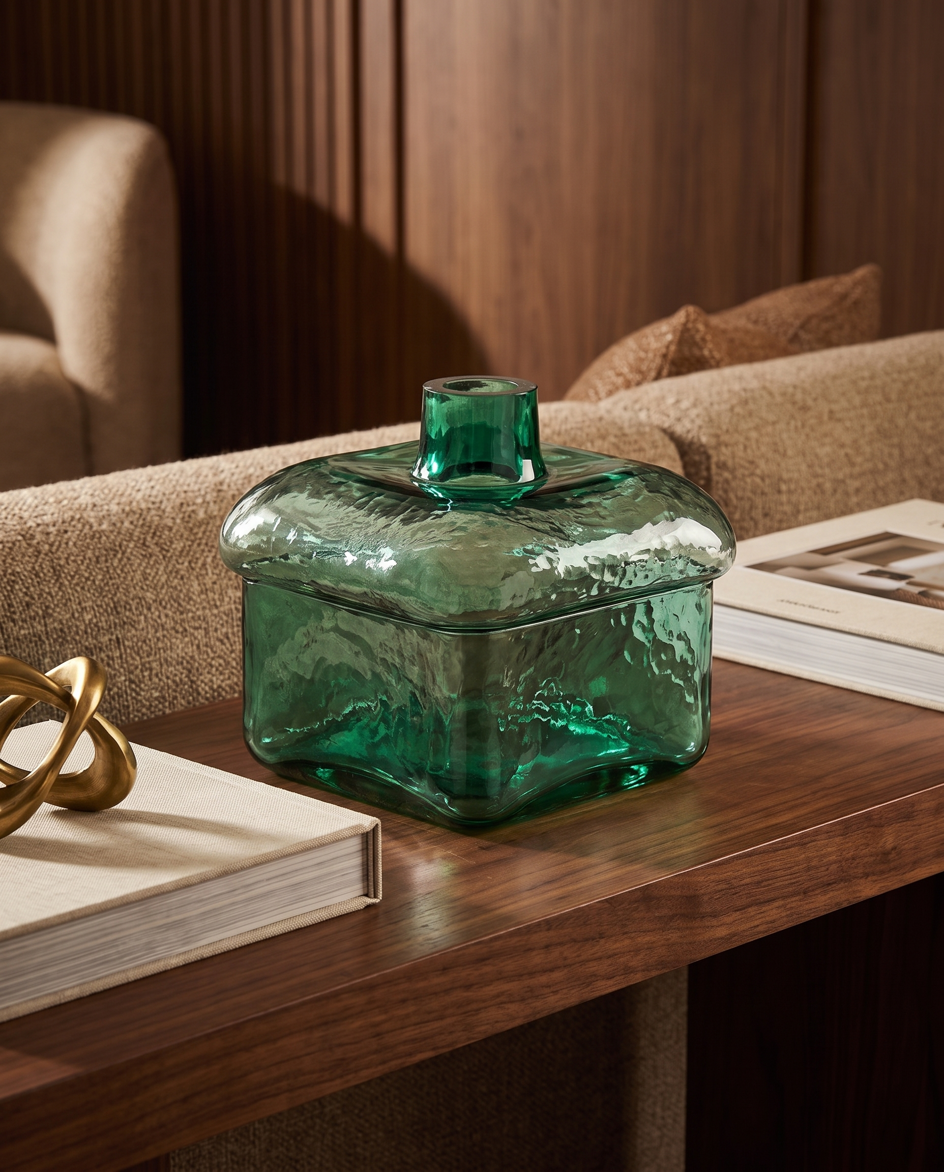 Retrova Turquoise Square Decor
