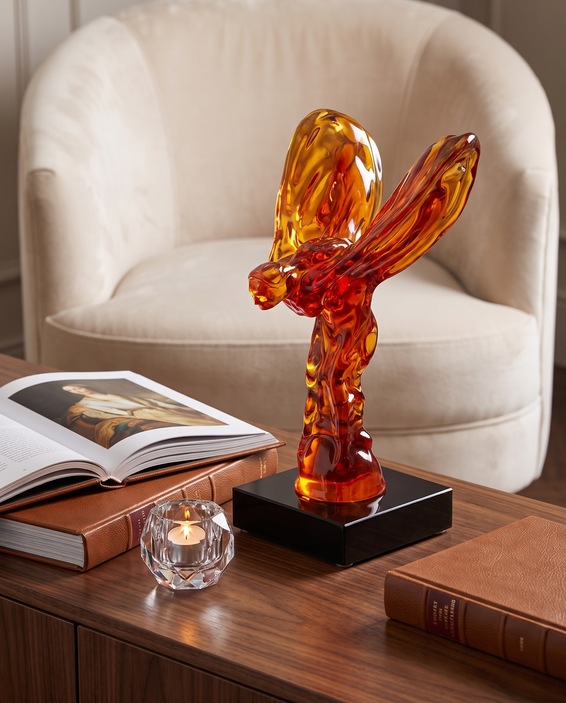 Royal Ecstasy Sculpture - Pastel Yellow
