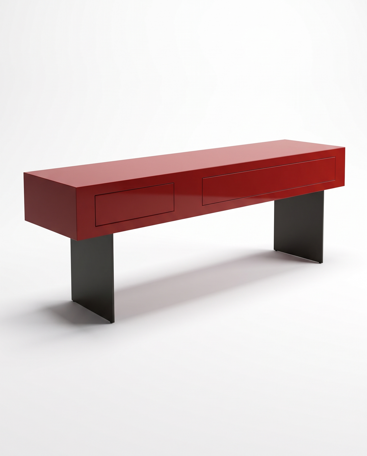 Scarlet Slab Console