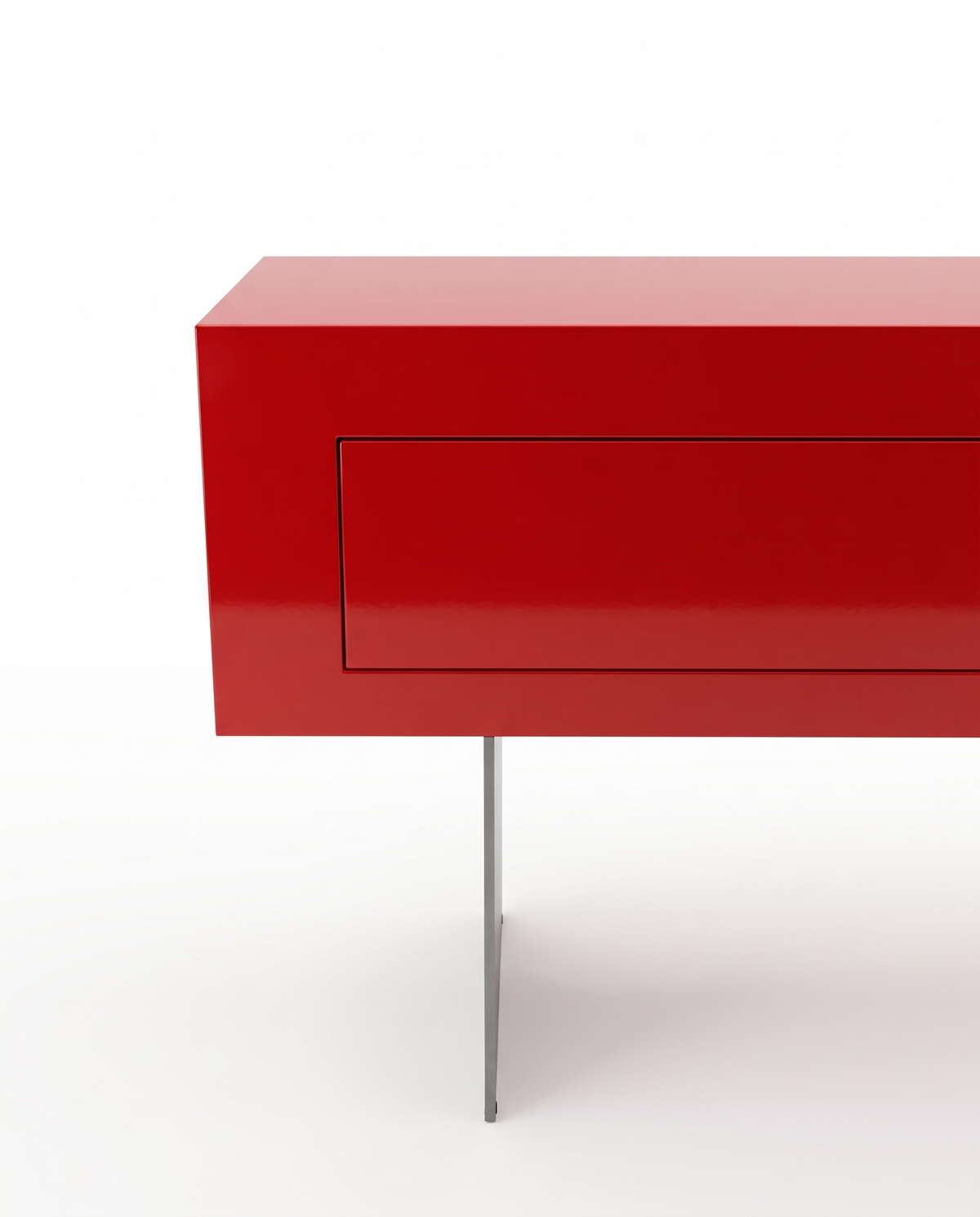 Scarlet Slab Console