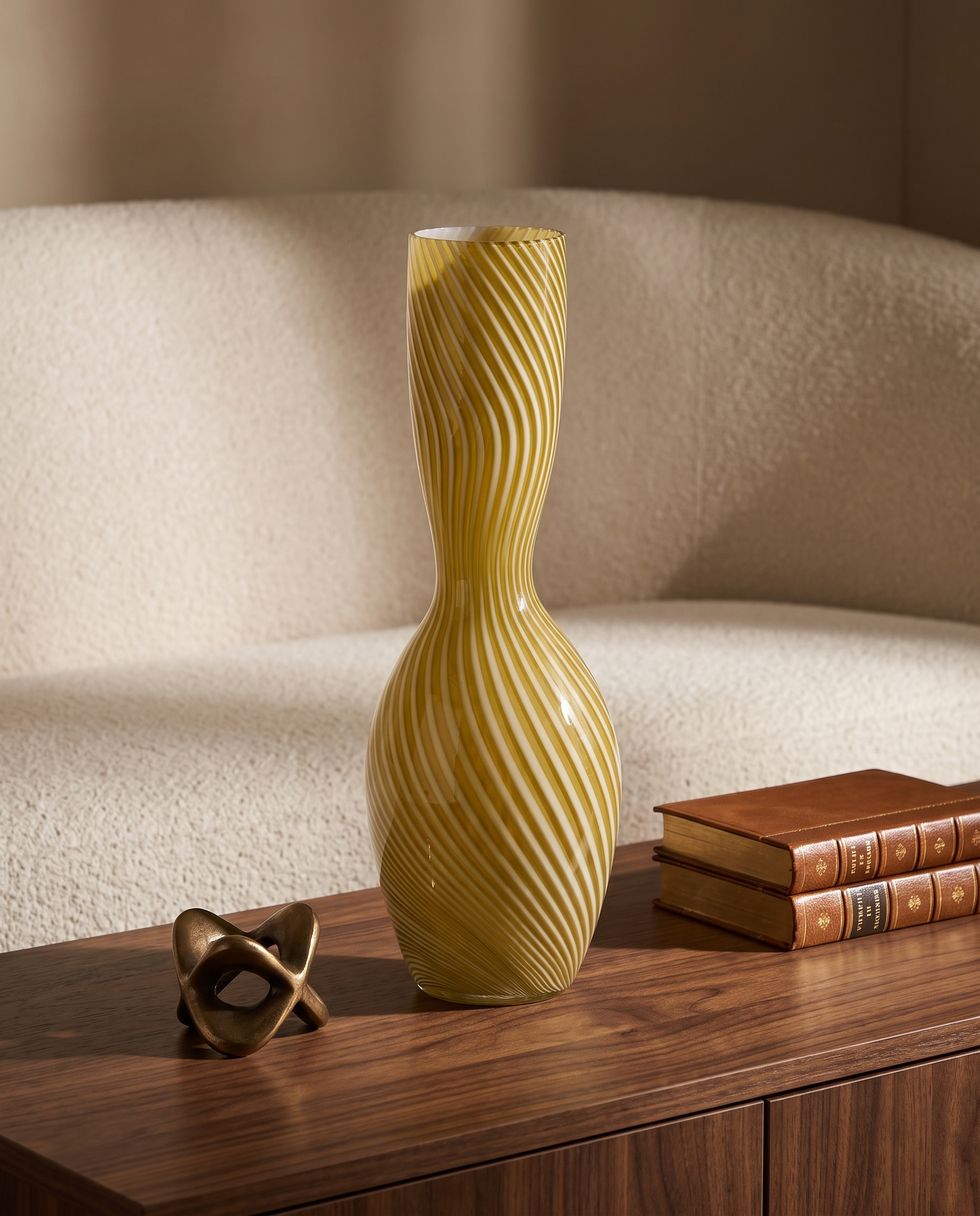 Seraph Murano Olive Vase