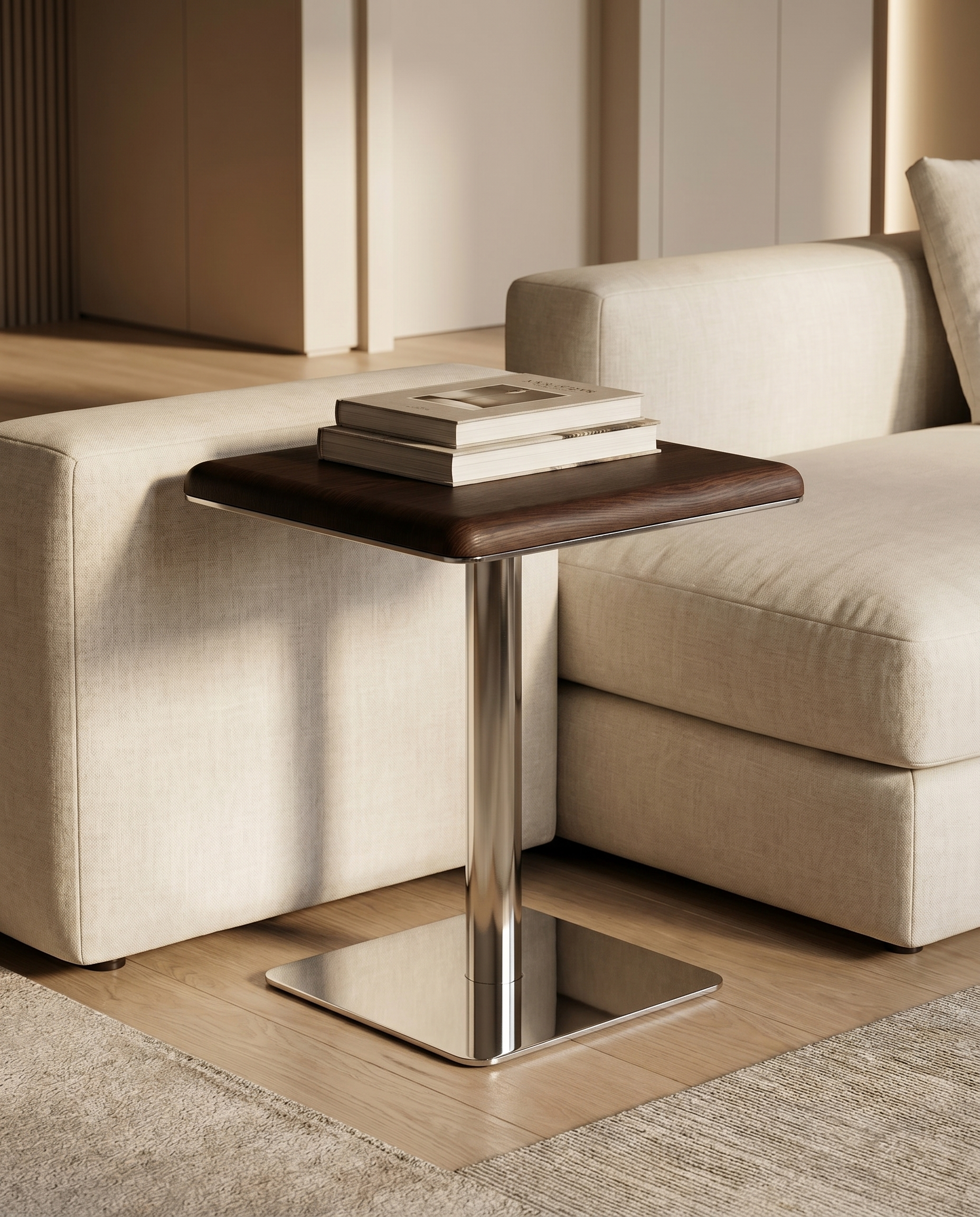 Sihoo Wooden Base Side Table
