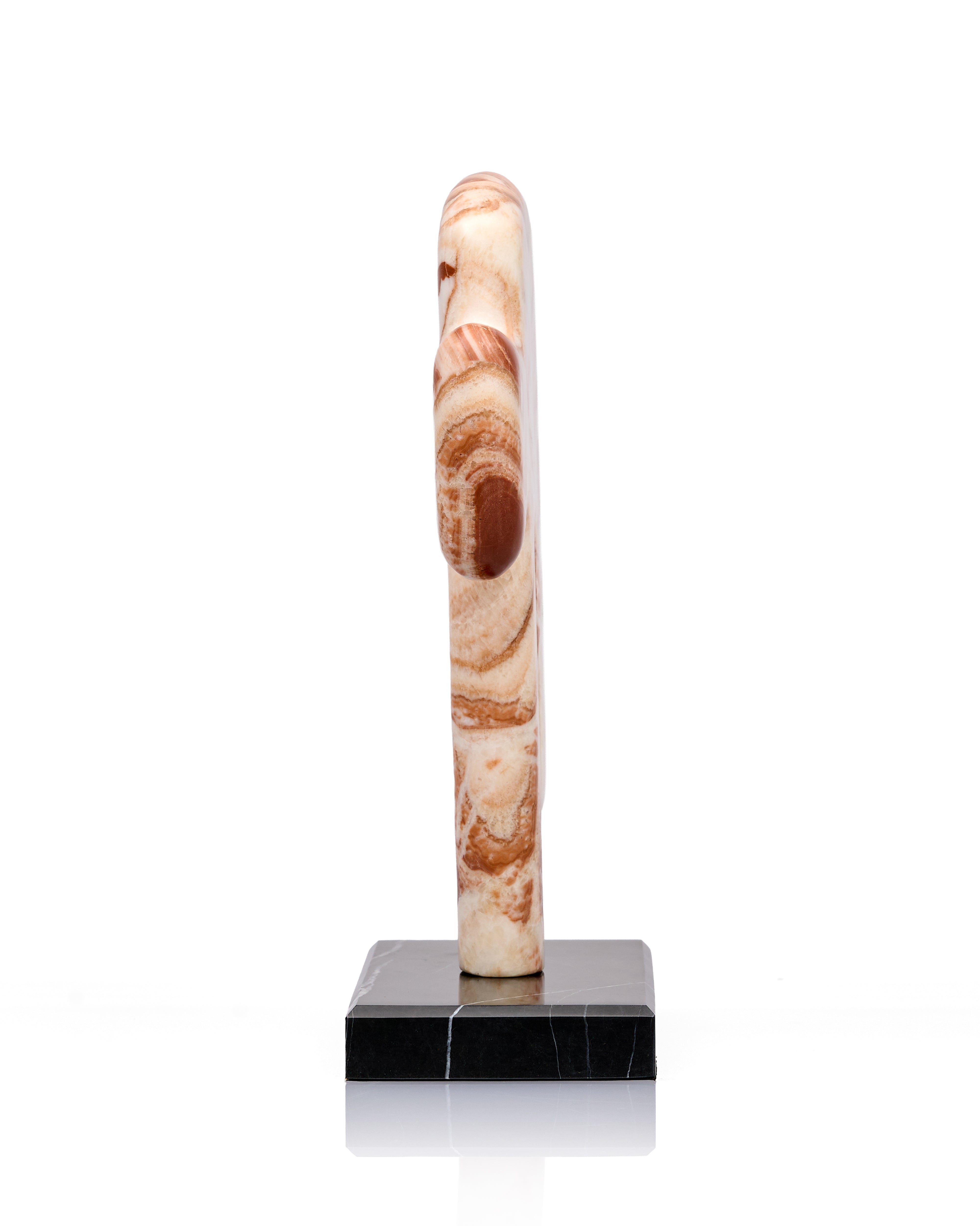 Silent Expression Marble Sculpture French Red I