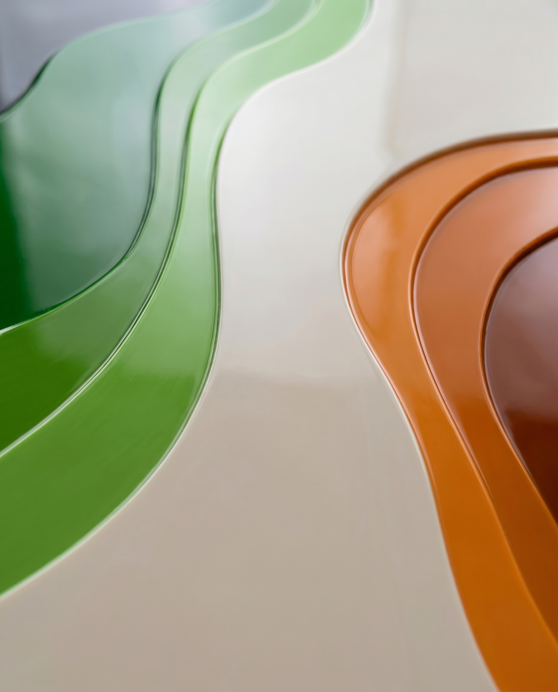 Aura Wave Duo Acrylic Wallart