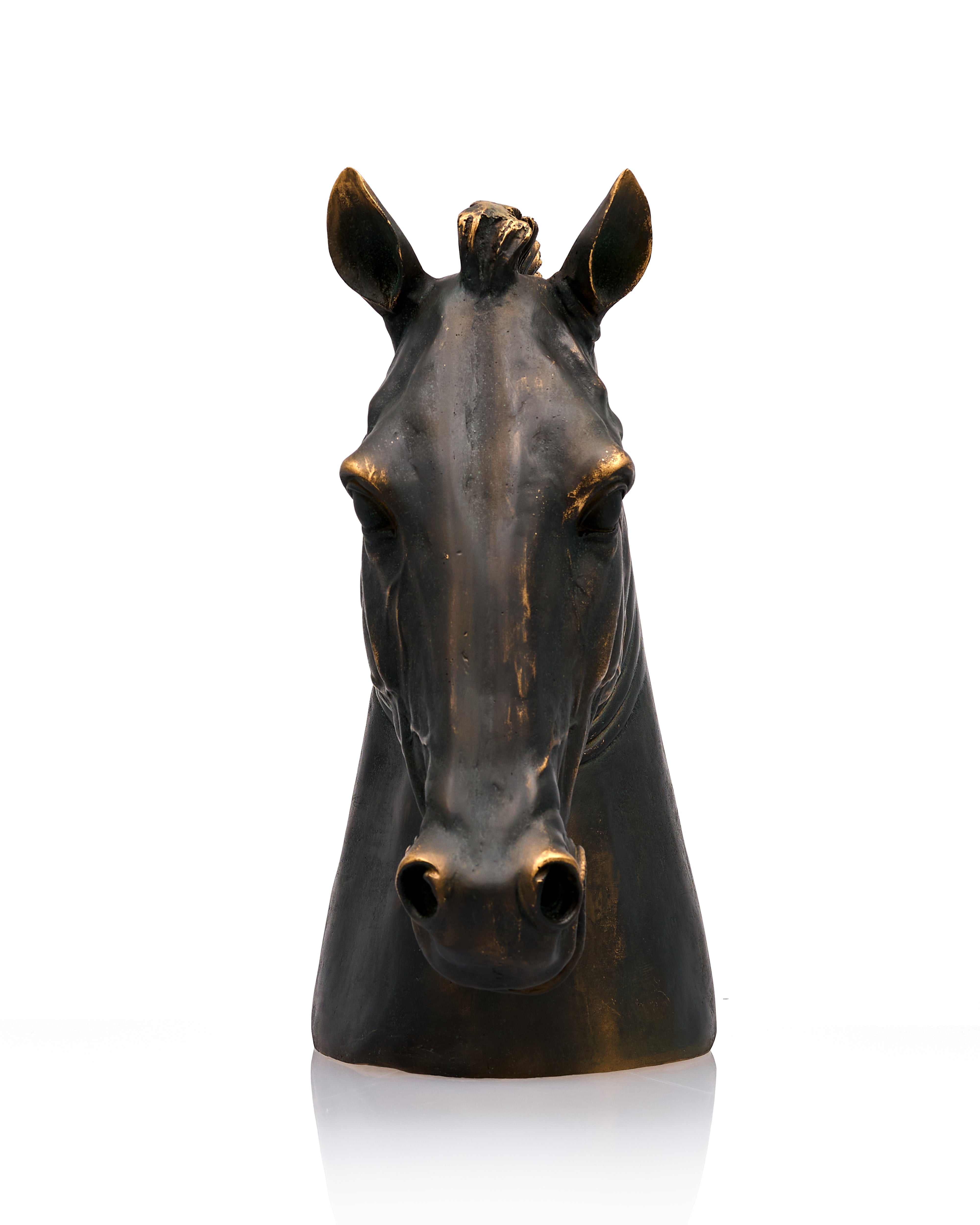 Timber Majesty Horse Head Resin Sculpture