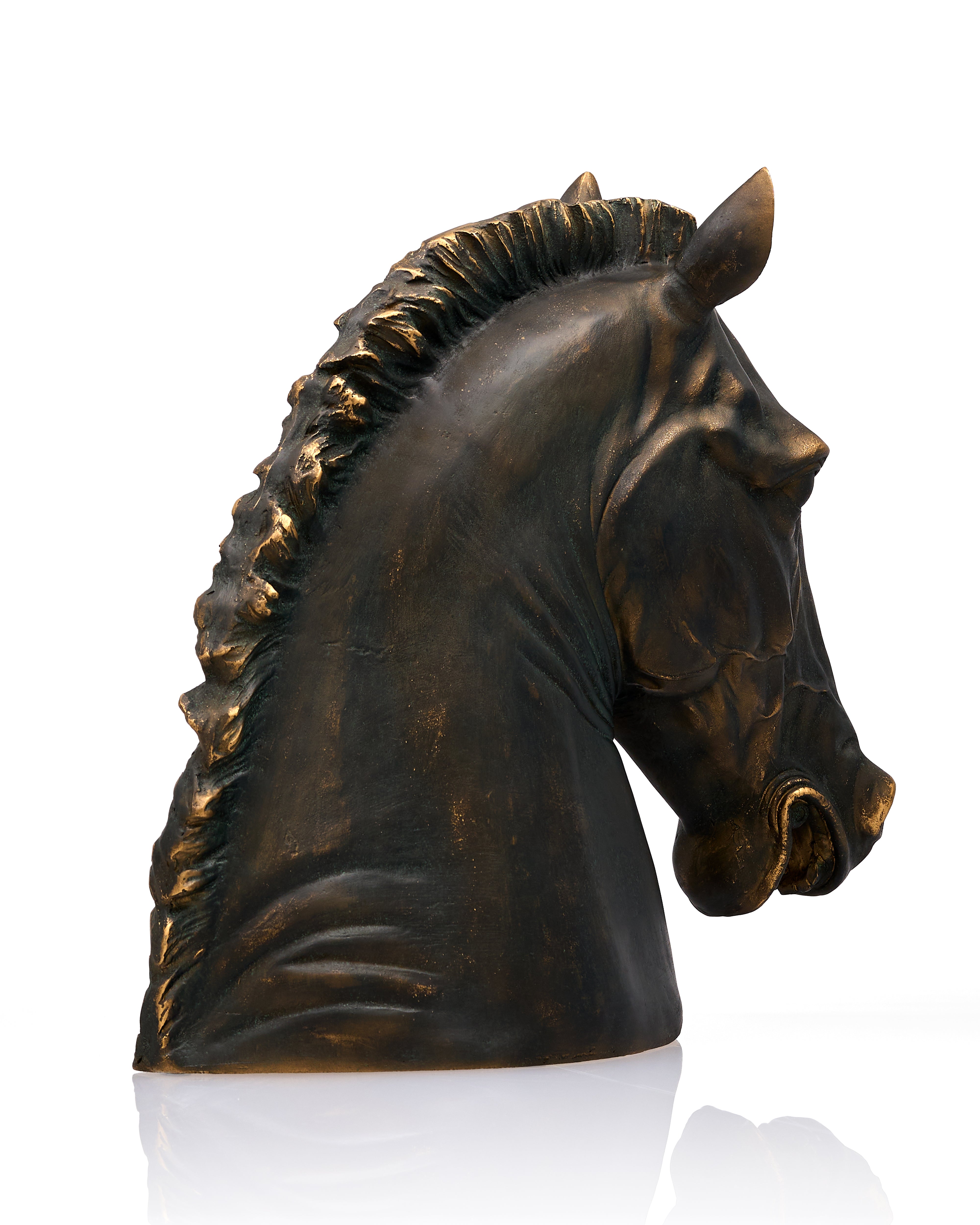 Timber Majesty Horse Head Resin Sculpture