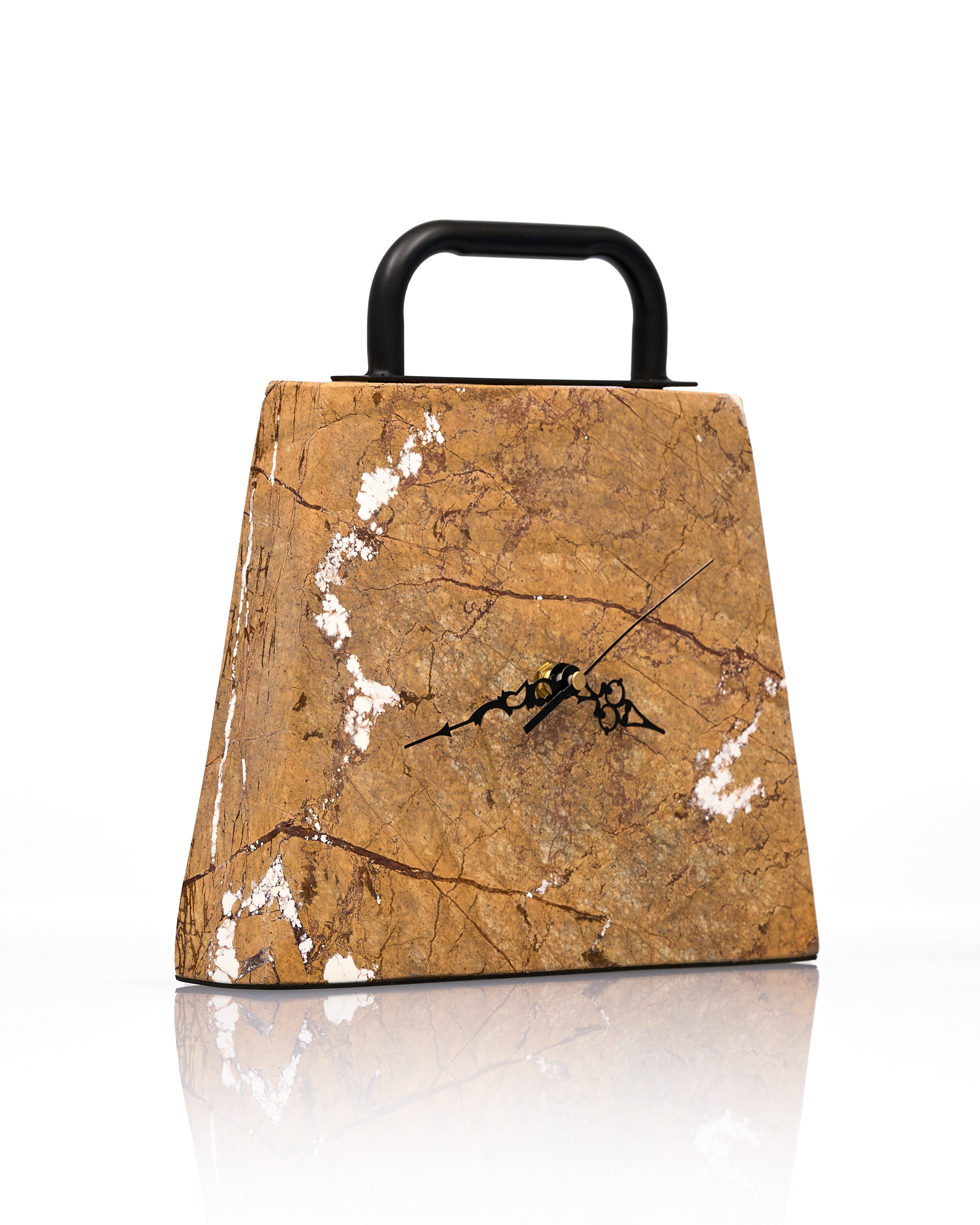 Timeless Tote Marble Clock Decor